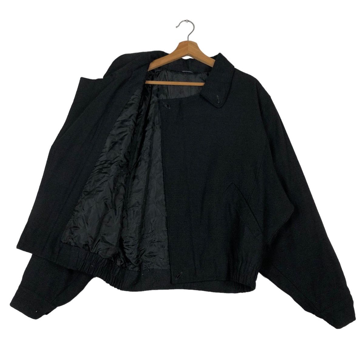 Japanese Brand 🔥90’s Vintage Wool Bomber Jacket Inspire Issey Miyake Size US M / EU 48-50 / 2 - 8 Thumbnail