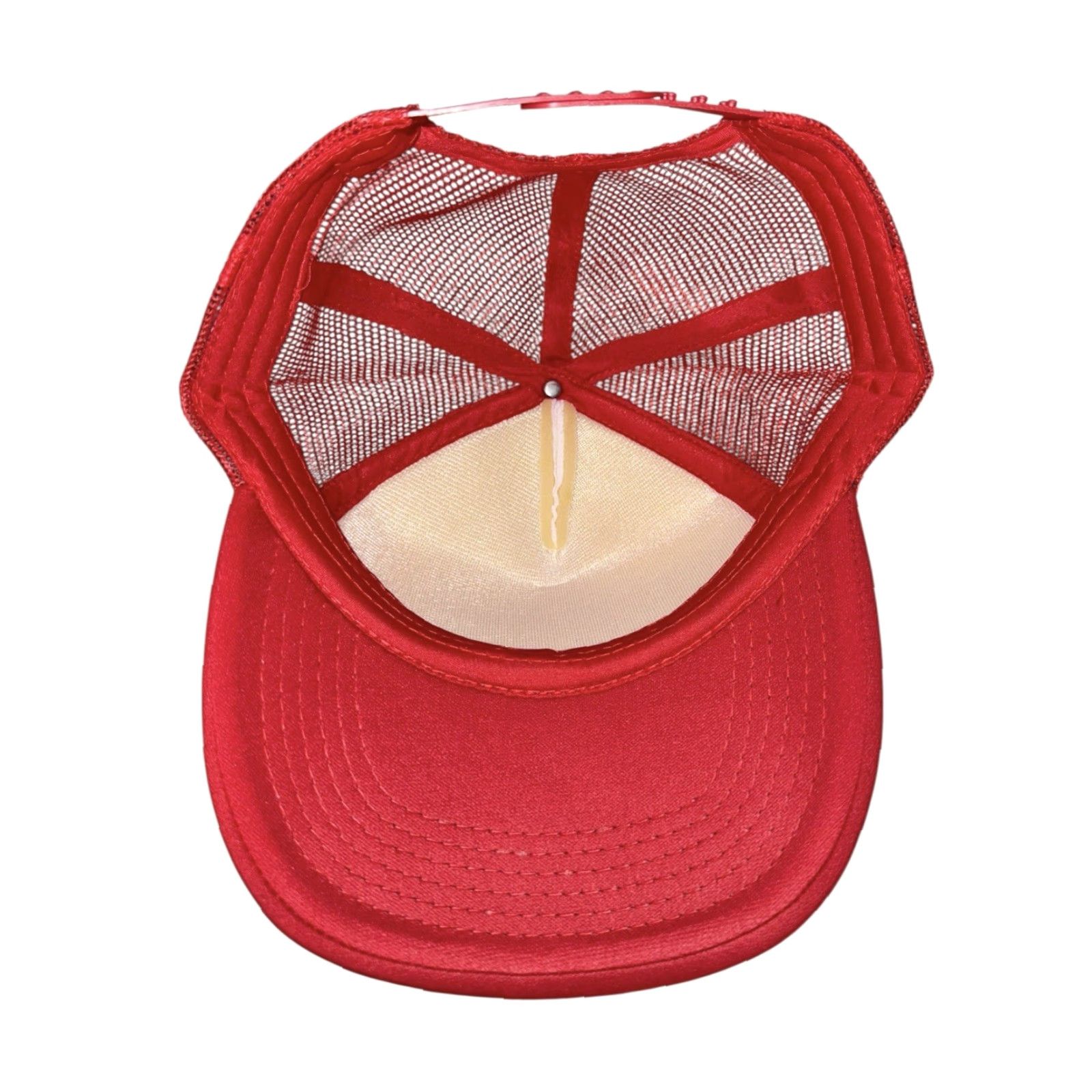 Vintage Unbranded Trucker Hat Red Beach Adjustable One Size Men La Cerveceria De Barrio Miami Beach Red Trucker Hat Adjustable Size ONE SIZE - 5 Thumbnail