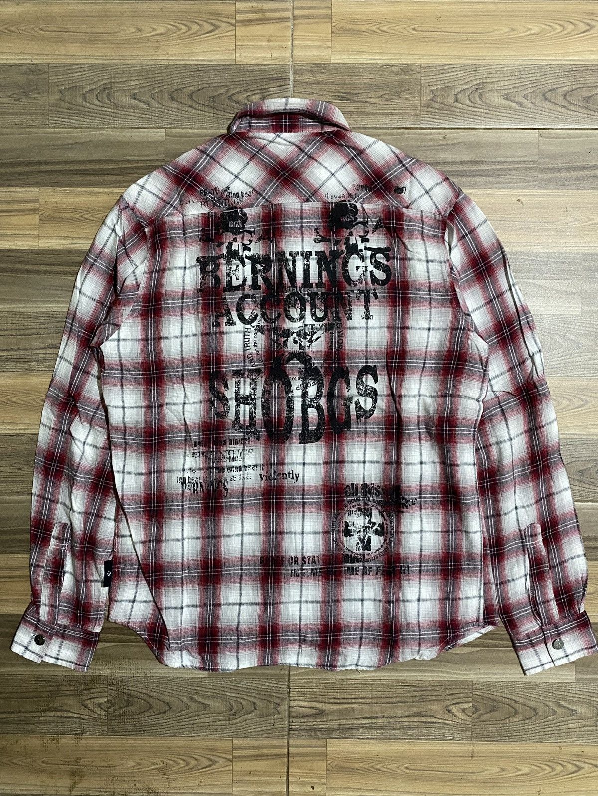 Japanese Brand × Vintage BERNINGS SHO BONDAGE SHIRT Size US L / EU 52-54 / 3 - 9 Thumbnail