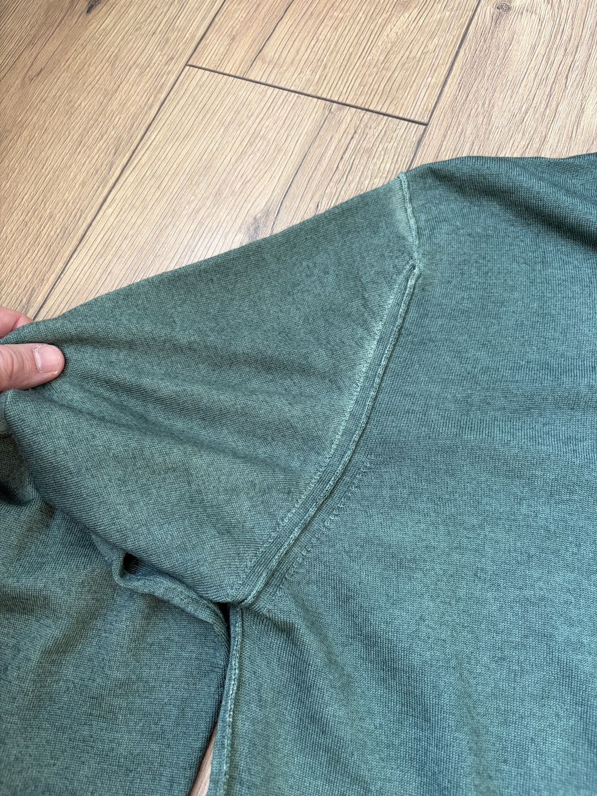 Crossley Crossley Gradient Green Wool Sweater Size US L / EU 52-54 / 3 - 14 Thumbnail