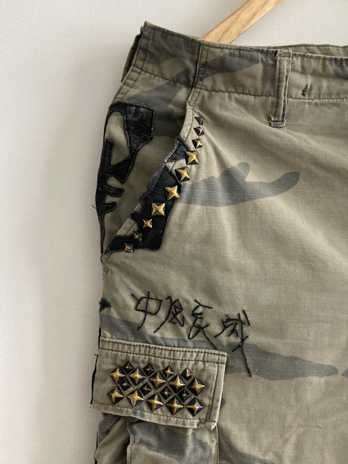 Designer × The Great China Wall × Vintage The Great China Wall - Camo Cargo Pant Size US 30 / EU 46 - 14 Thumbnail