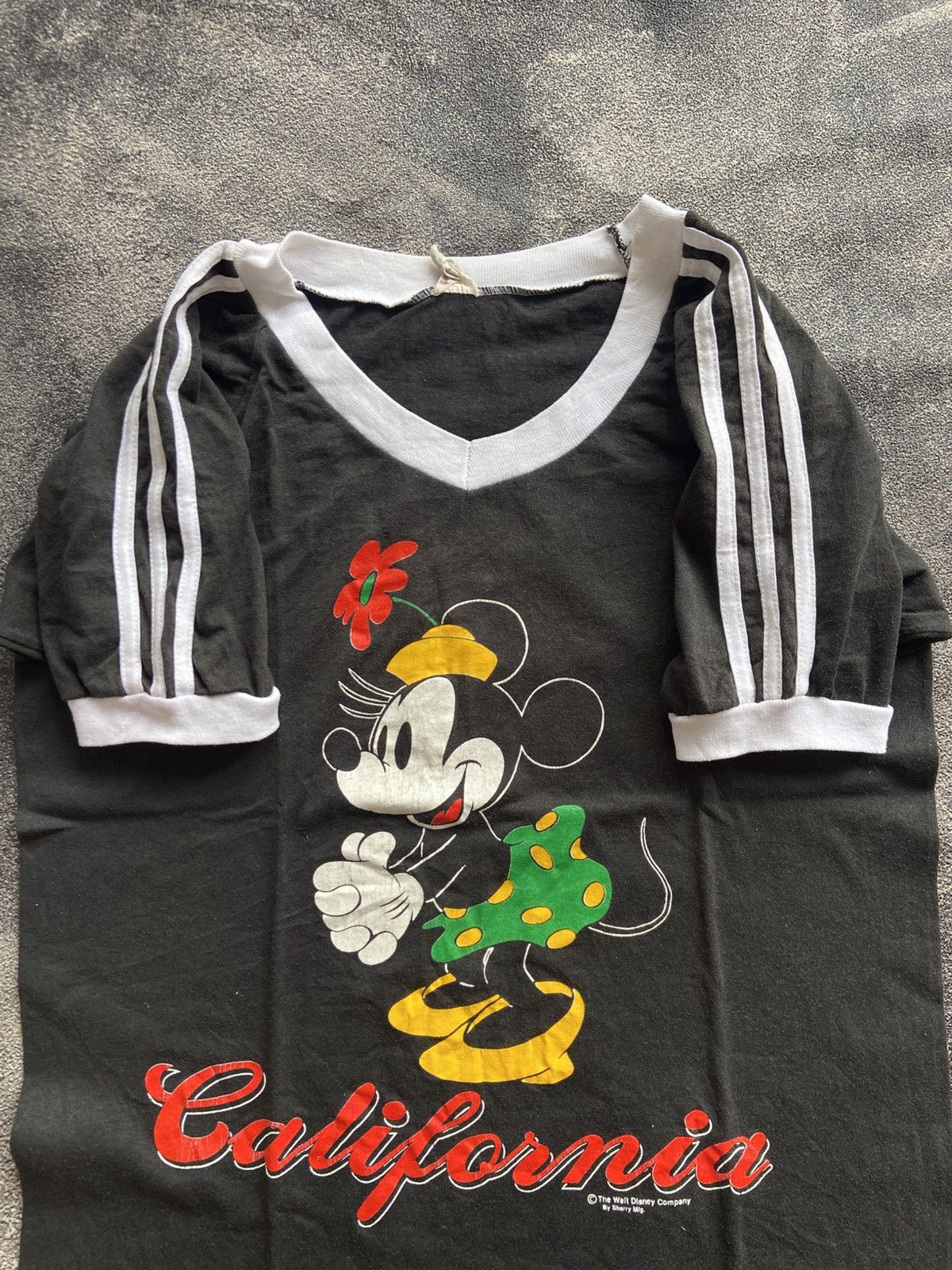 Vintage RARE Minnie Mouse California 80s Ringer Tee Tshirt Size US M / EU 48-50 / 2 - 4 Thumbnail