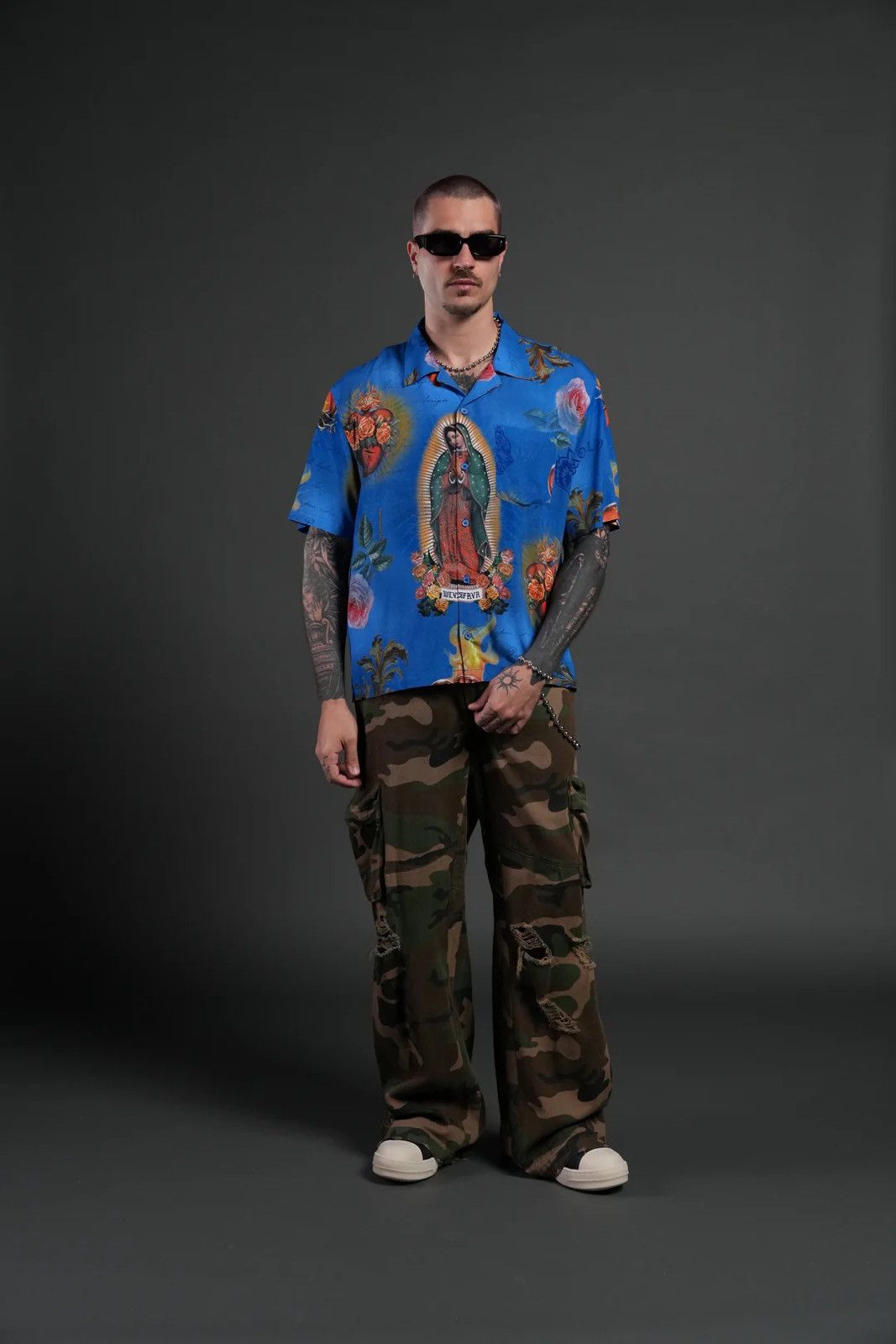 Darc Sport SACRED PATH MID-LENGTH BUTTON UP Size US M / EU 48-50 / 2 - 4 Thumbnail