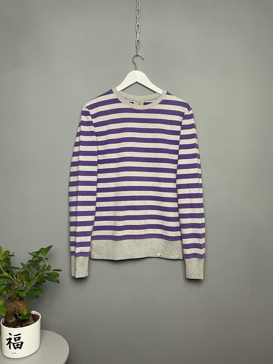 Carhartt Vintage Carhartt Striped Sweater Size US S / EU 44-46 / 1 - 1 Thumbnail