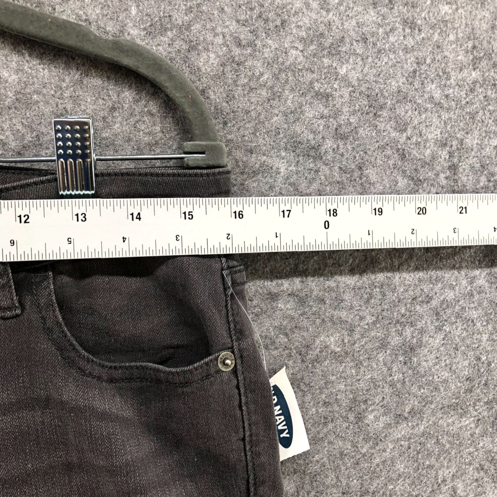 Old Navy Old Navy Jeans Womens 10P Gray Mid Rise Skinny Super Skinny 5-Pocket Cotton Blend Denim NWT/NWT (NWT) Size 32" / US 10 / IT 46 - 6 Thumbnail