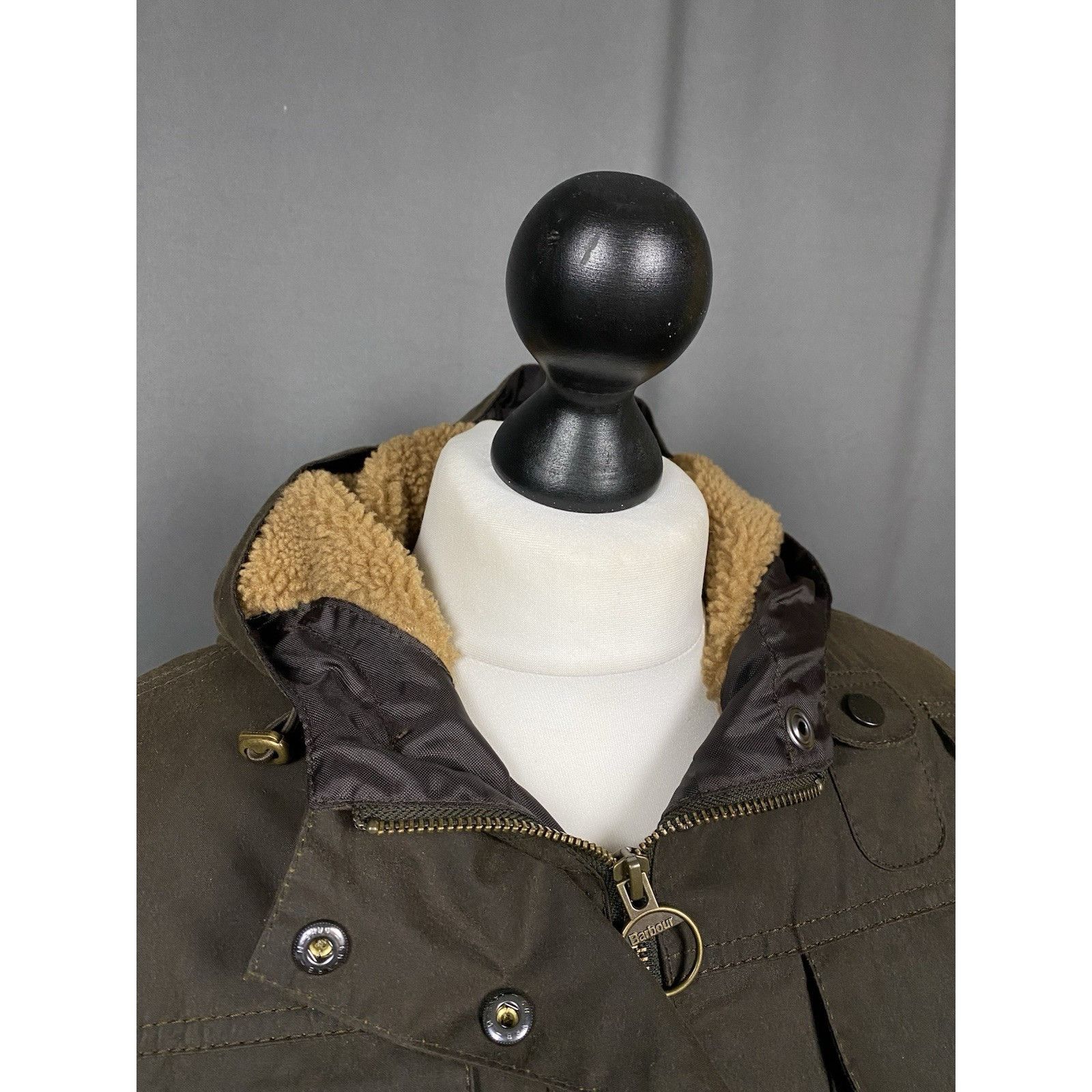 Barbour Barbour Winter Force Women's Brown Insulated Waxed Parka Jac Size XL / US 12-14 / IT 48-50 - 6 Thumbnail