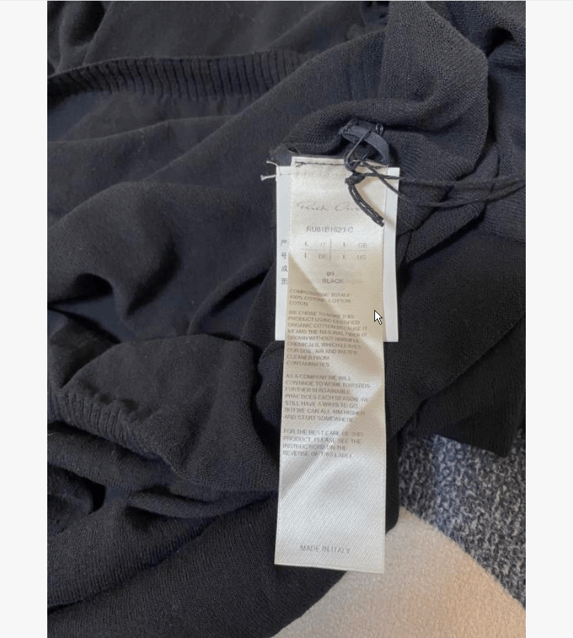 Rick Owens Rick Owens DRKSHDW Black Knit Hoodie Men's L Size US L / EU 52-54 / 3 - 2 Thumbnail