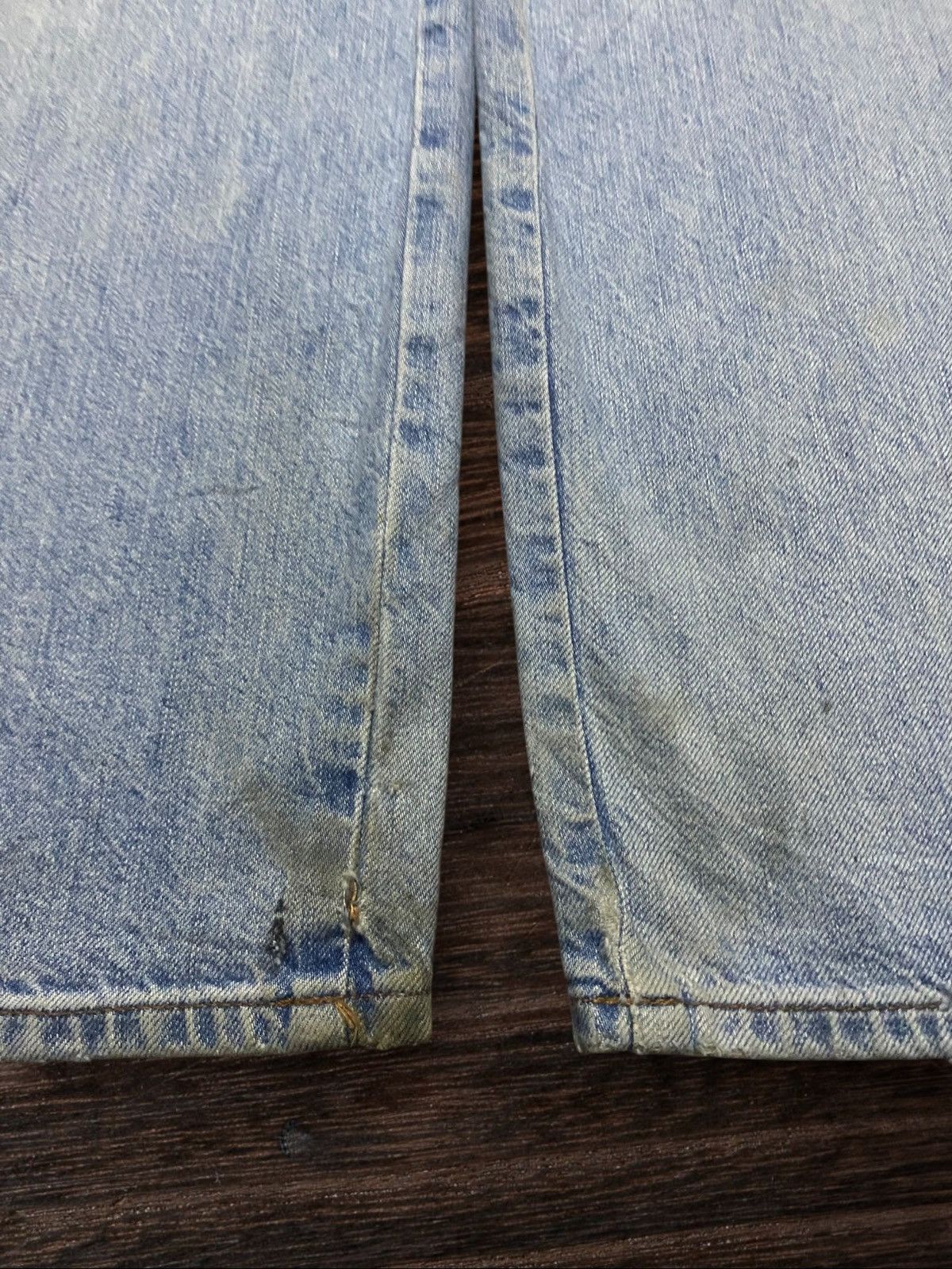 Christophe Lemaire Vintage Japanese Brand Uniqlo Light Wash Grunge Baggy Jeans Size US 28 / EU 44 - 7 Thumbnail