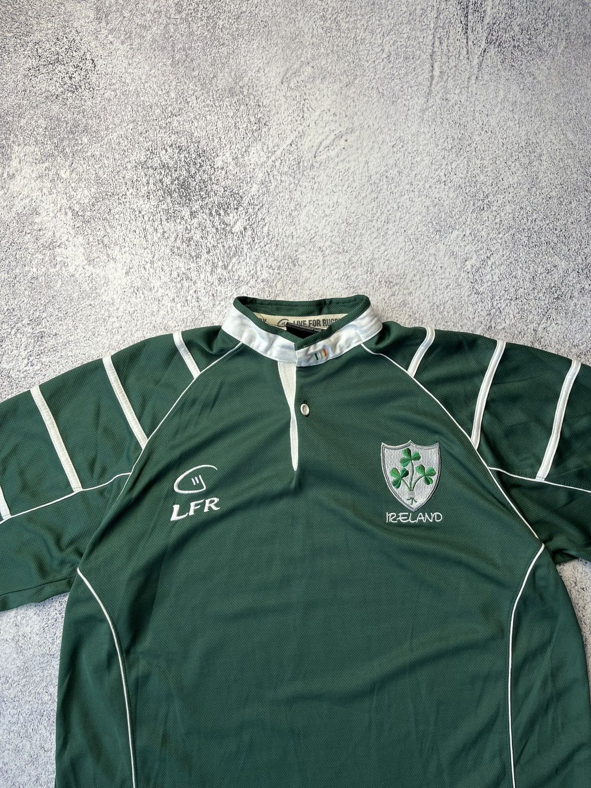 Vintage MENS LFR IRELAND Rugby For Rugby Irish Heavy Duty JERSEY Size US L / EU 52-54 / 3 - 5 Thumbnail