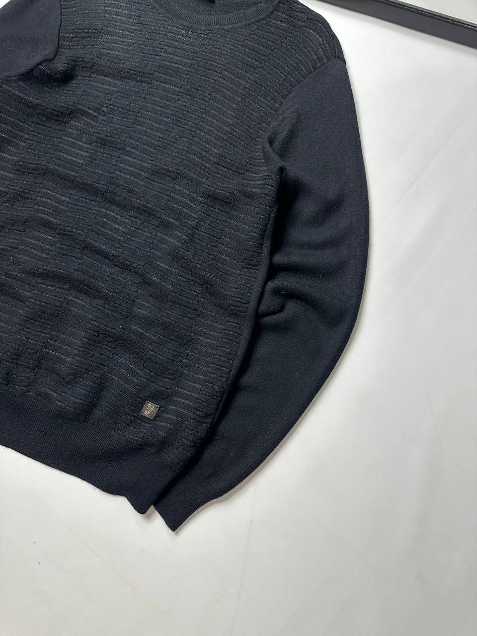 Versace Versace Metal Medusa Logo Viscosa /Wool Knit Jumper Sweater Size US L / EU 52-54 / 3 - 3 Thumbnail