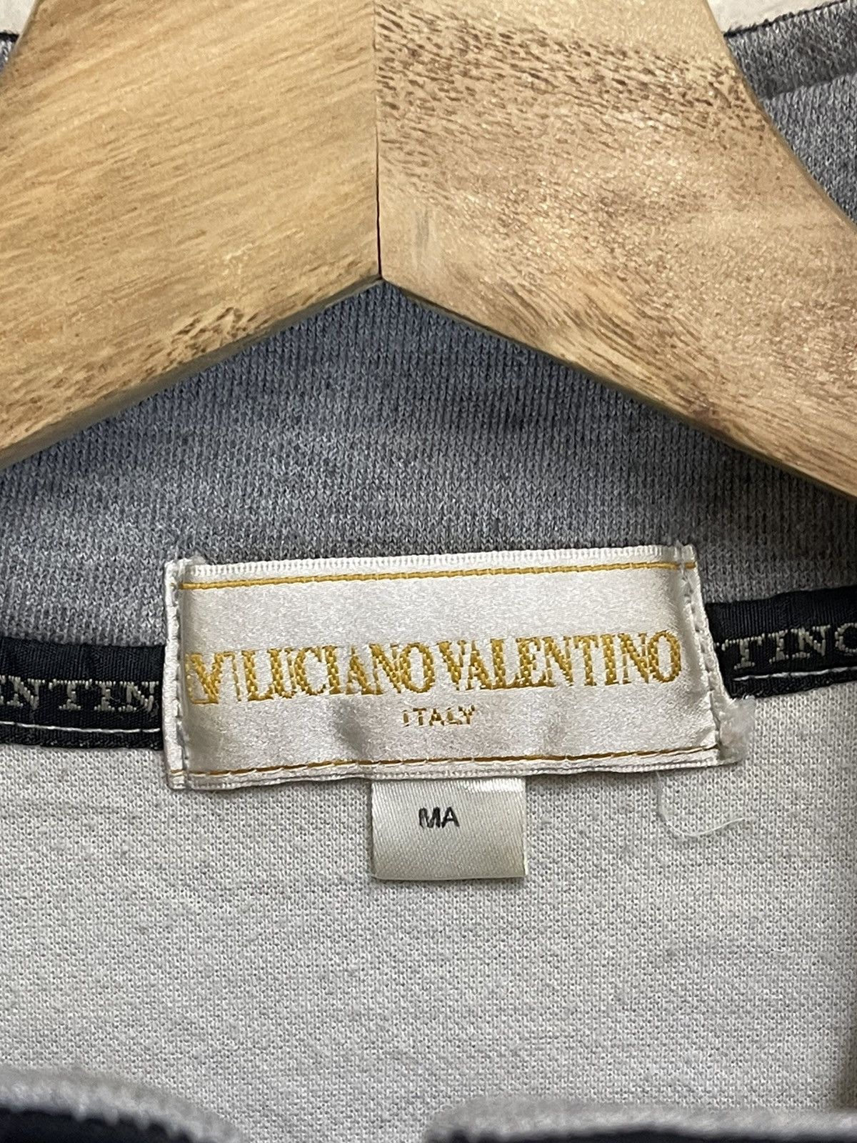 Designer Vintage Luciano Valentino Halfzip Sweatshirt Size M Size US M / EU 48-50 / 2 - 8 Thumbnail