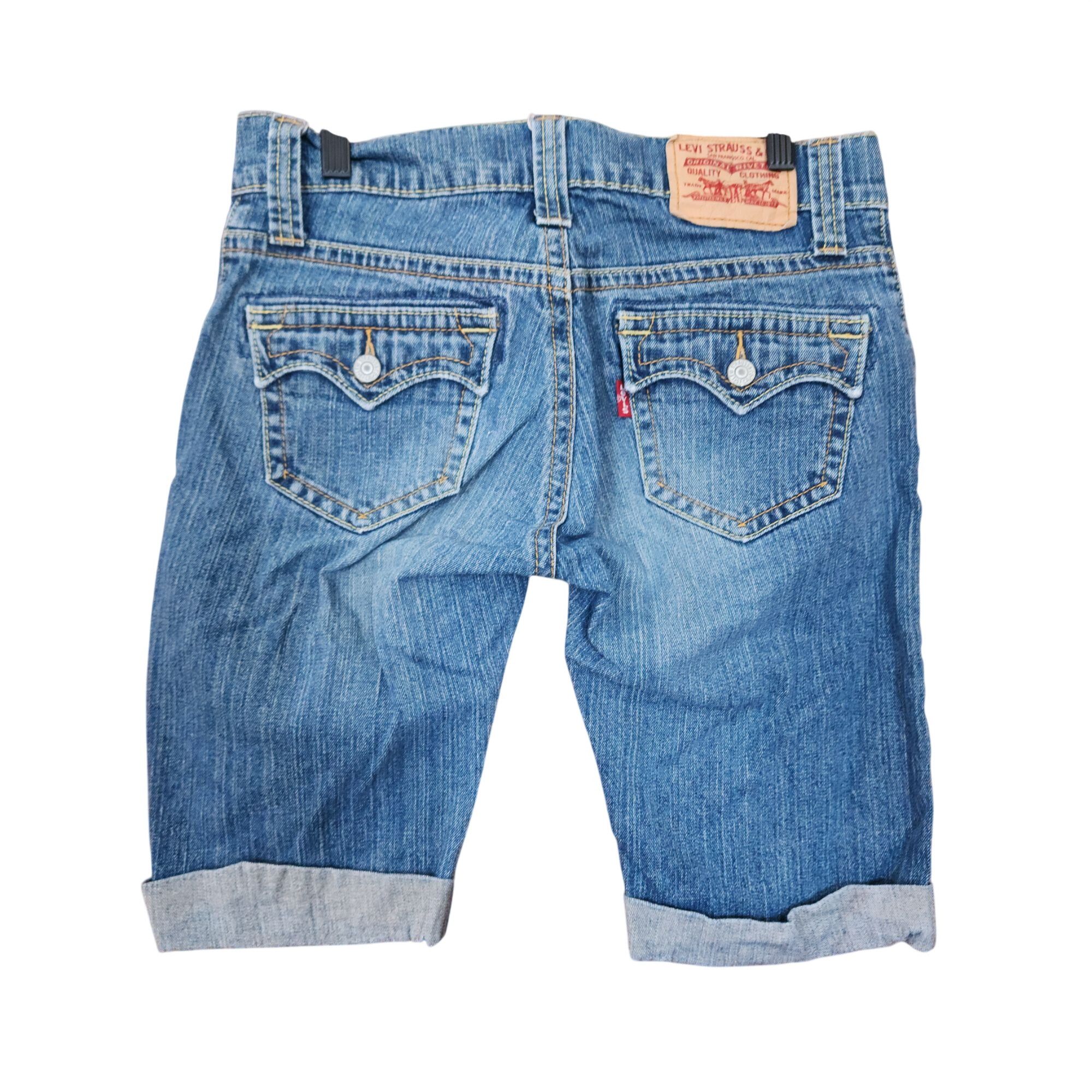 Levi's Vintage Levis Womens Low-Rise Denim Shorts 542 Rolled Hem Li Size 27" / US 4 / IT 40 - 3 Thumbnail