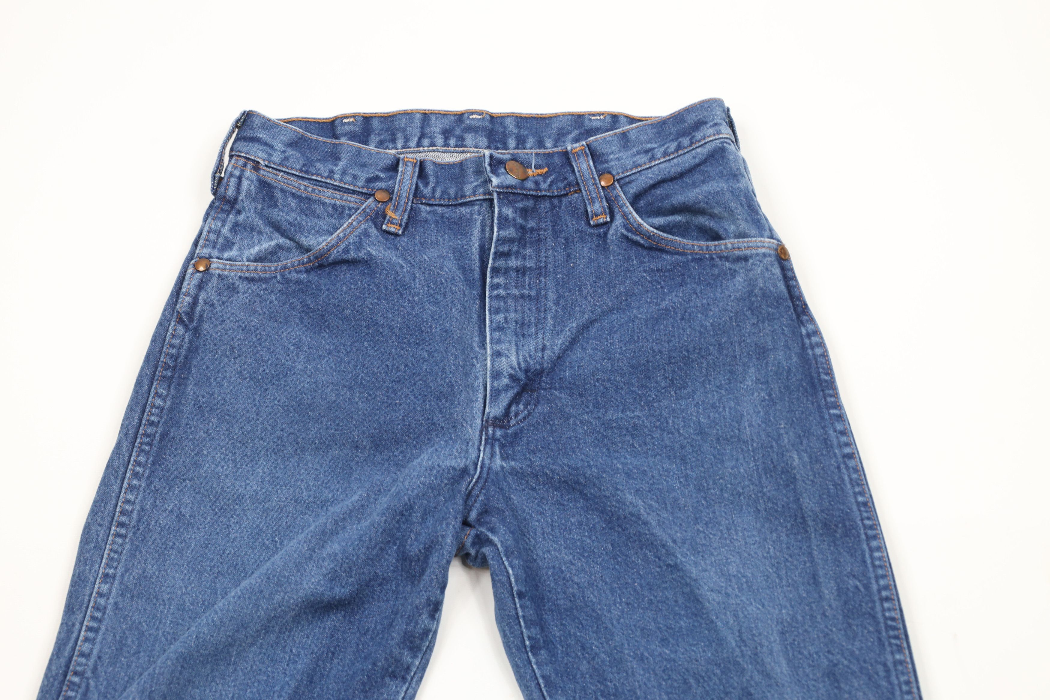 Vintage × Wrangler Vintage 90s Wrangler Flare Bootcut Denim Jeans Blue USA Size US 29 - 2 Thumbnail