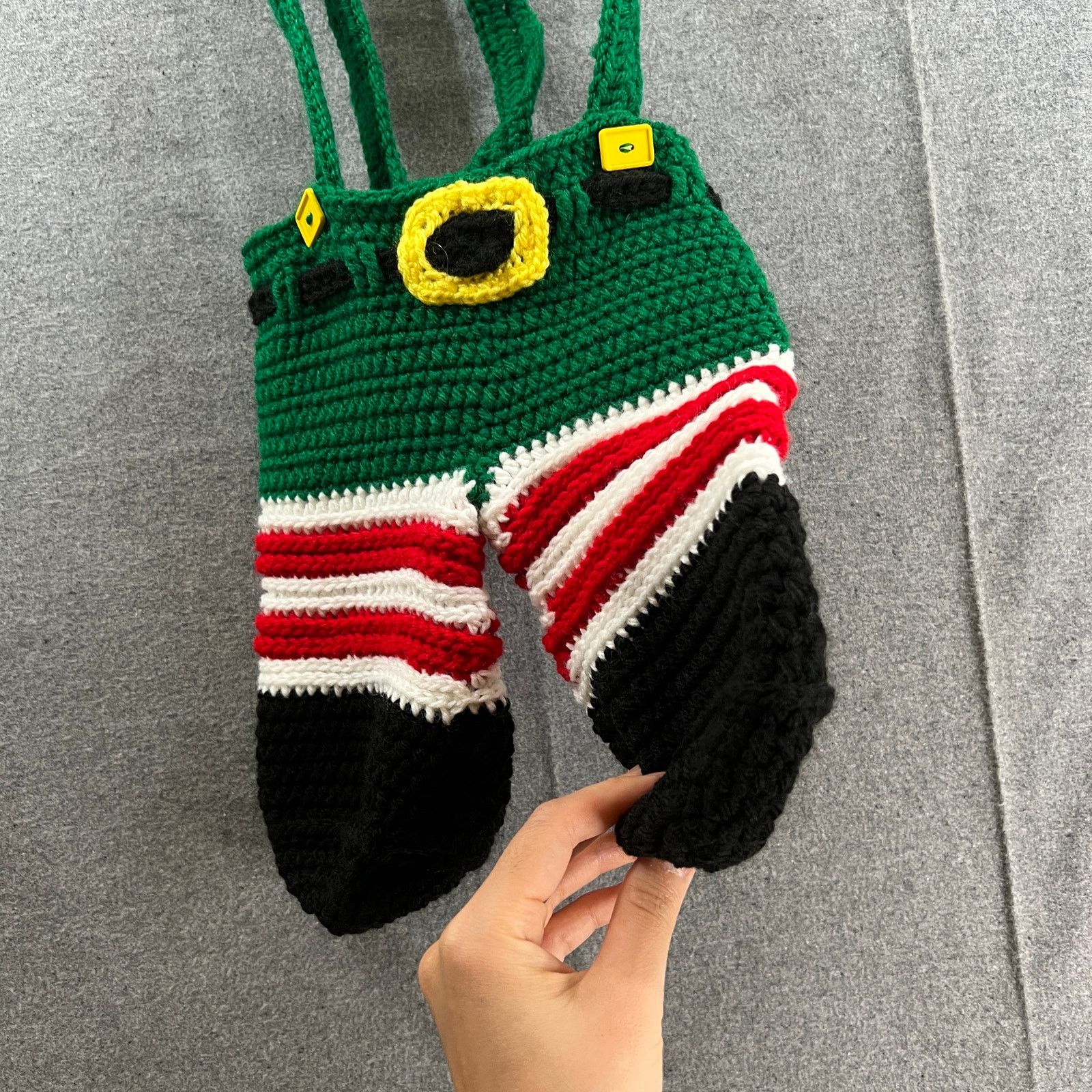 Other Christmas Bags Knitting Pattern Green Purse Size ONE SIZE - 4 Thumbnail