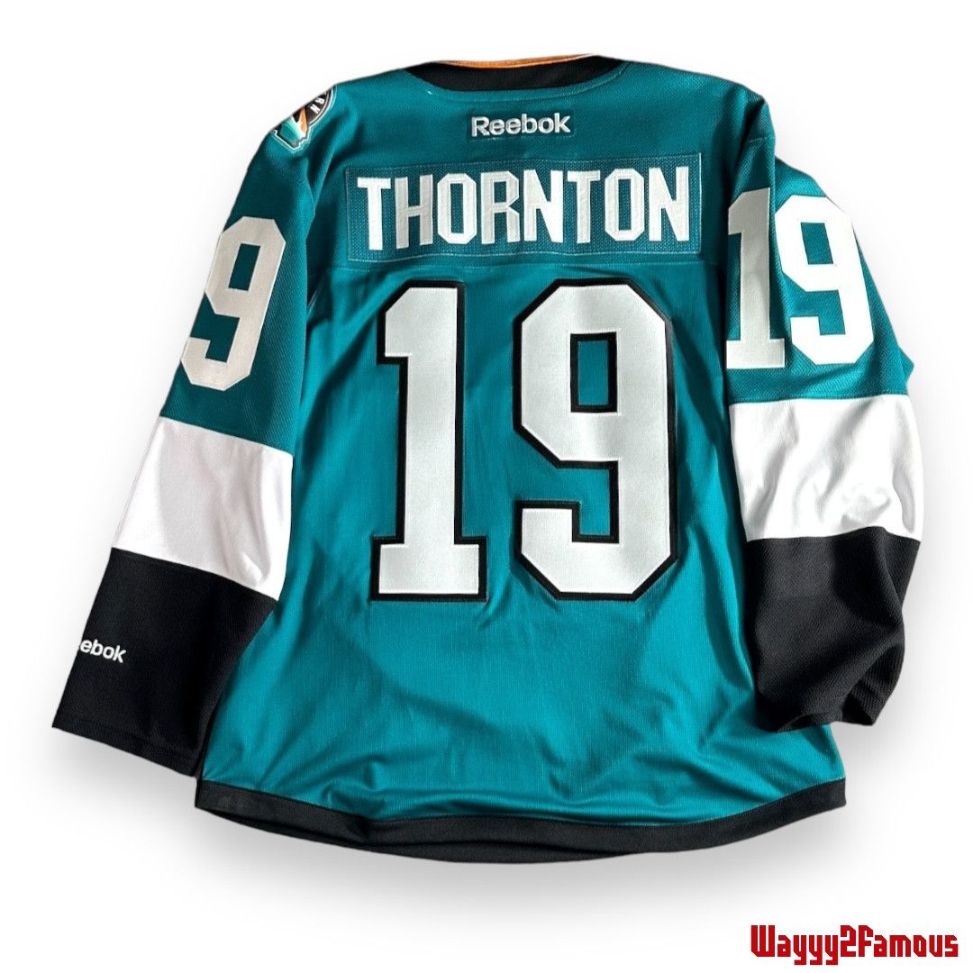 NHL × Reebok Joe Thornton 2015 Outdoor Classic Jersey Size US M / EU 48-50 / 2 - 2 Thumbnail
