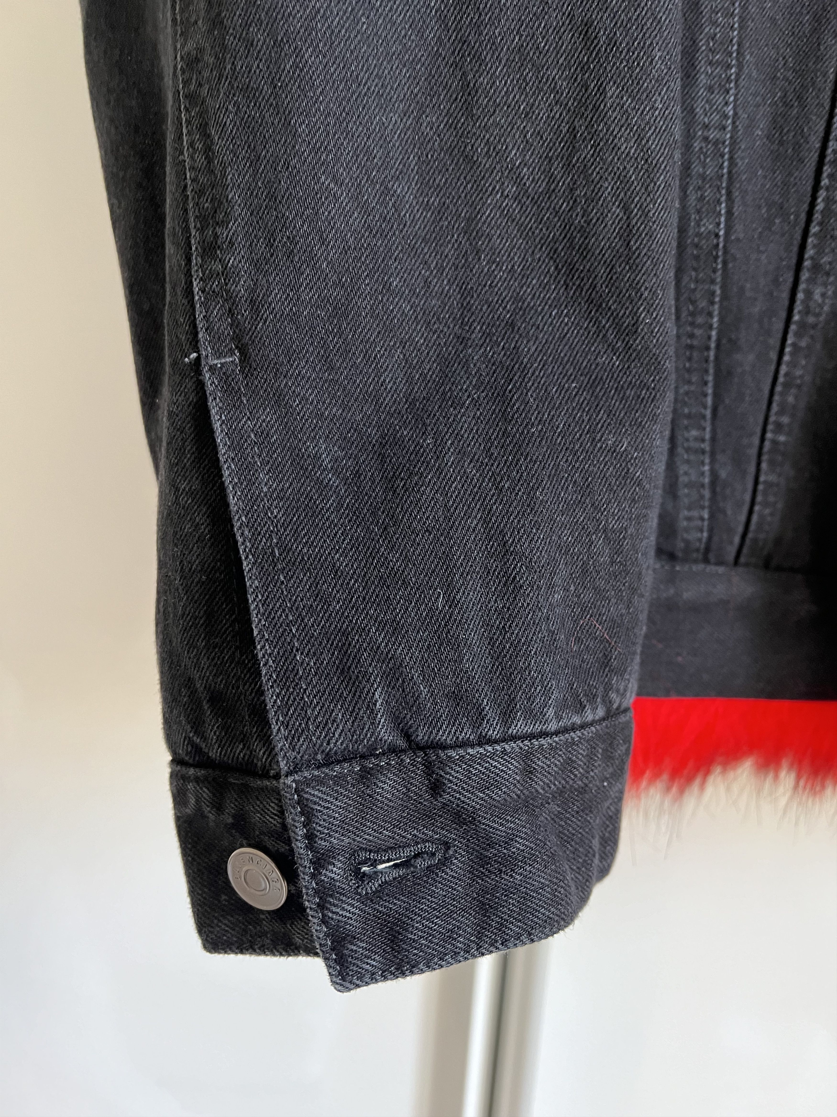 Balenciaga BALENCIAGA DENIM TRUCKER FUR SHEARLING 50 Size US M / EU 48-50 / 2 - 5 Thumbnail