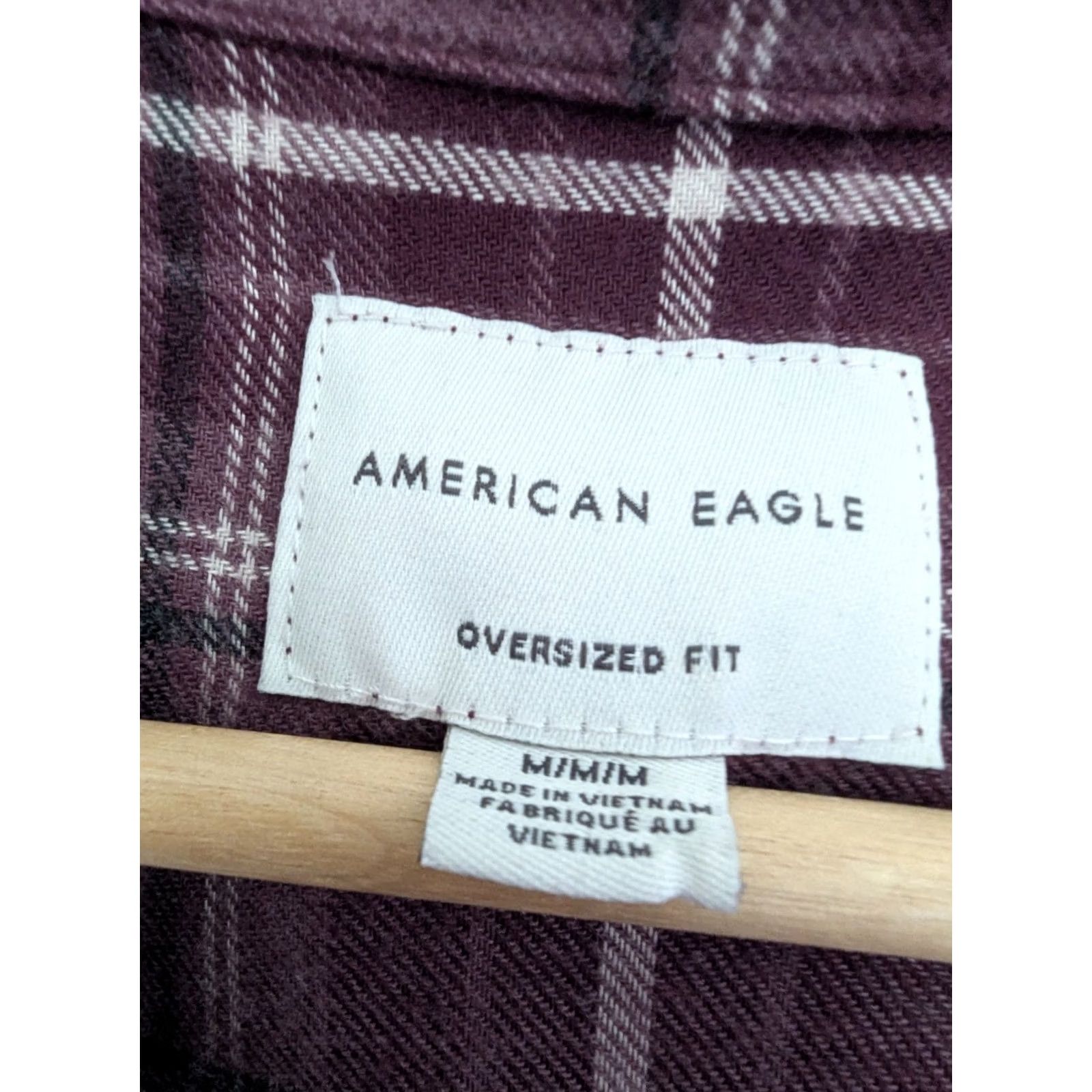 American Eagle Outfitters American Eagle Outfitters Button-Up Shirt Women M Multicolor Plaid Flannel Oversized Casual Long Sleeve 100% Cotton Size M / US 6-8 / IT 42-44 - 6 Thumbnail