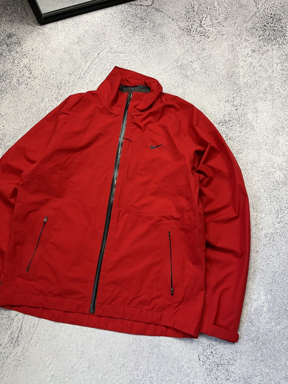 Nike NIKE Golf Jacket Red Gore-Tex Vintage Y2K Outdoor Life Size US M / EU 48-50 / 2 - 6 Thumbnail
