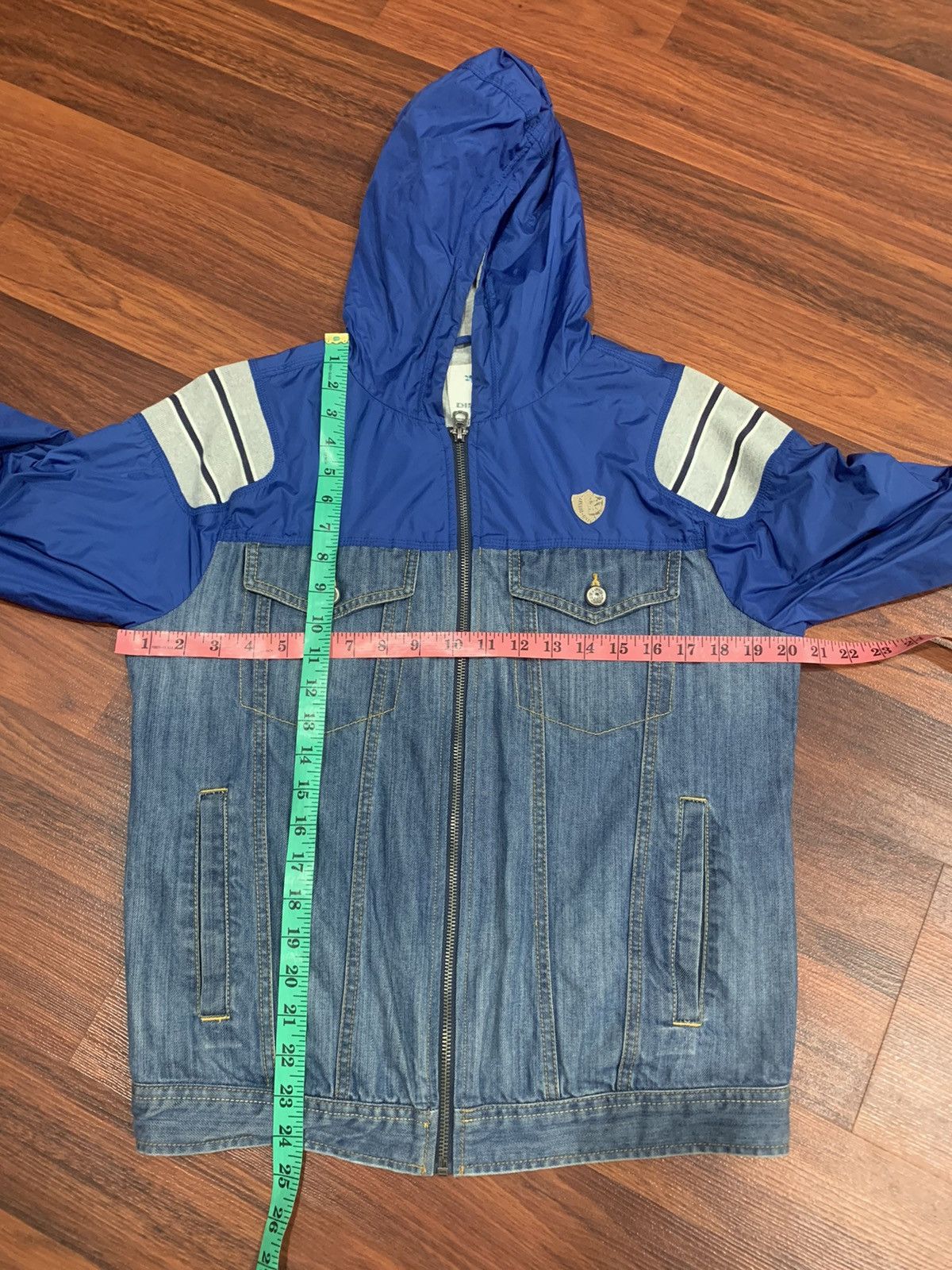 Diesel Diesel Denim Mixed Jacket Size US XXL / EU 58 / 5 - 4 Thumbnail