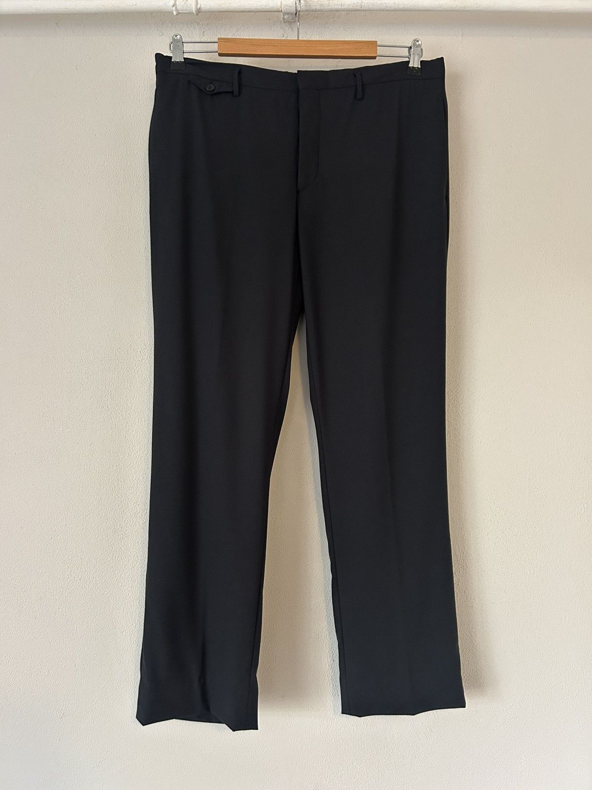 Prada Prada Wool-Blend Dress Pants in Charcoal Black (Size 52) Size US 36 / EU 52 - 1 Thumbnail