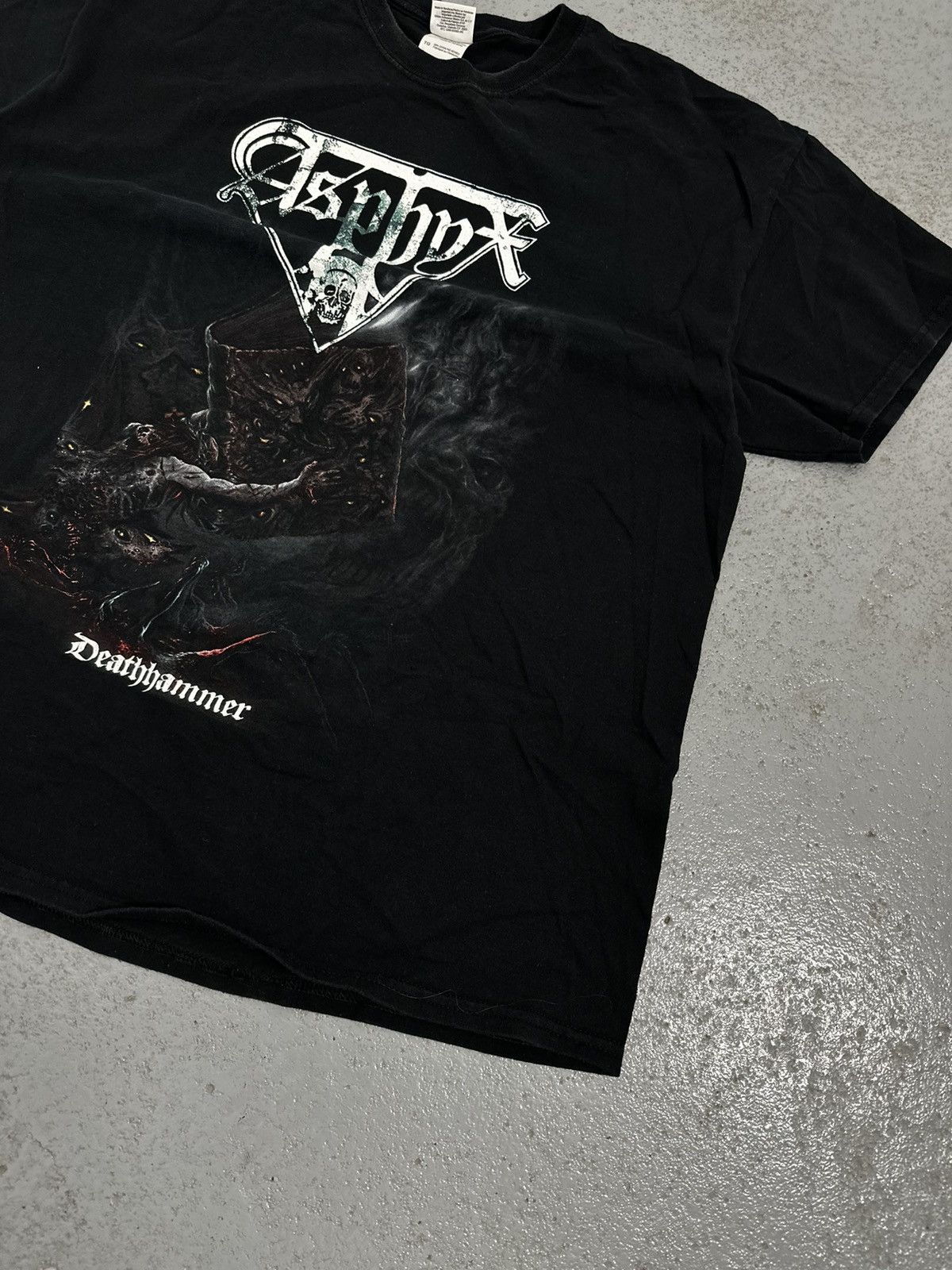 Band Tees Asphyx Deathhammer Rock Band T-Shirt Size US XL / EU 56 / 4 - 6 Thumbnail