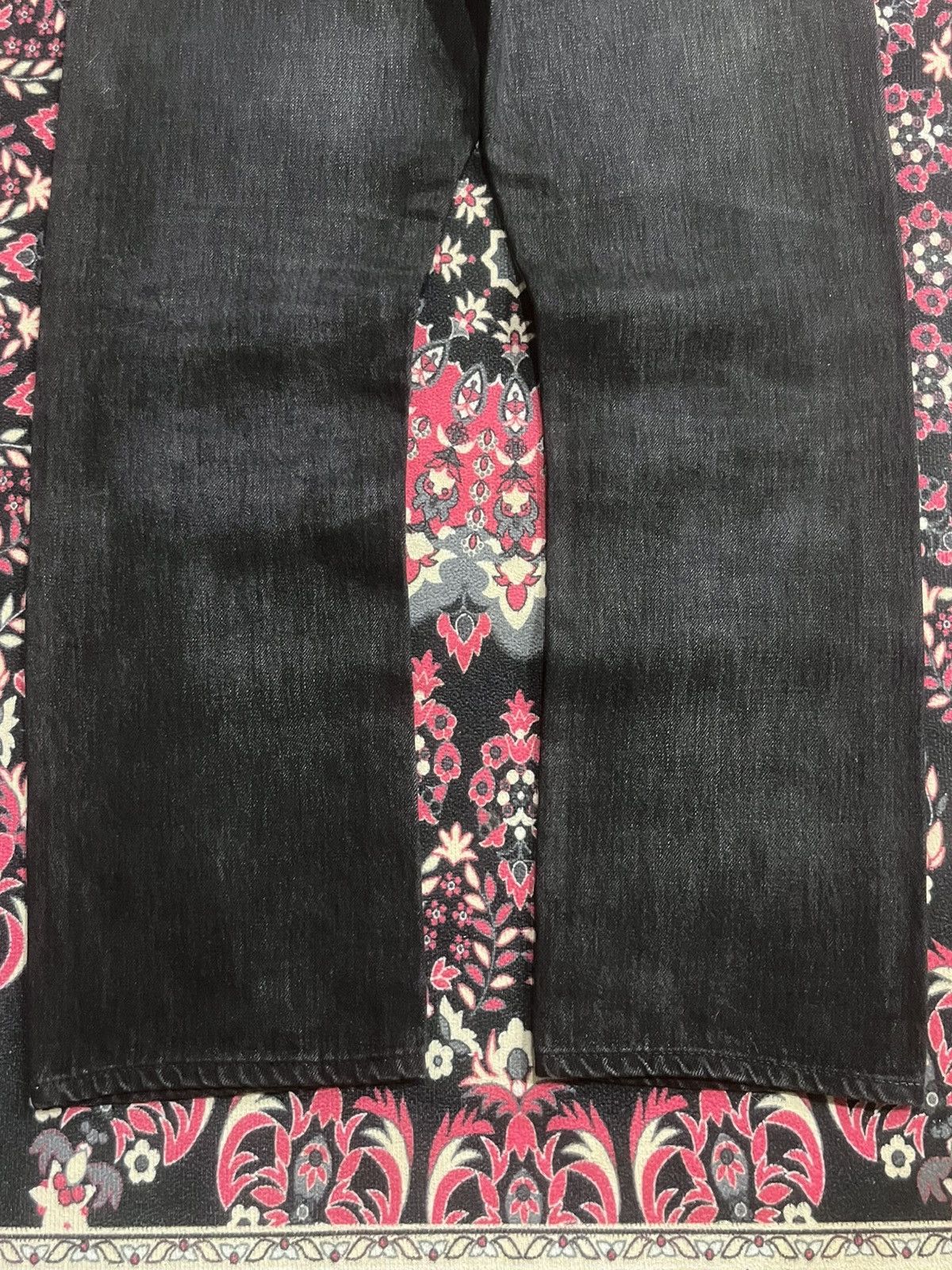 Full Count & Co. Vintage Japan Full Count & Co Black Faded Selvedge Jeans Size US 30 / EU 46 - 13 Thumbnail