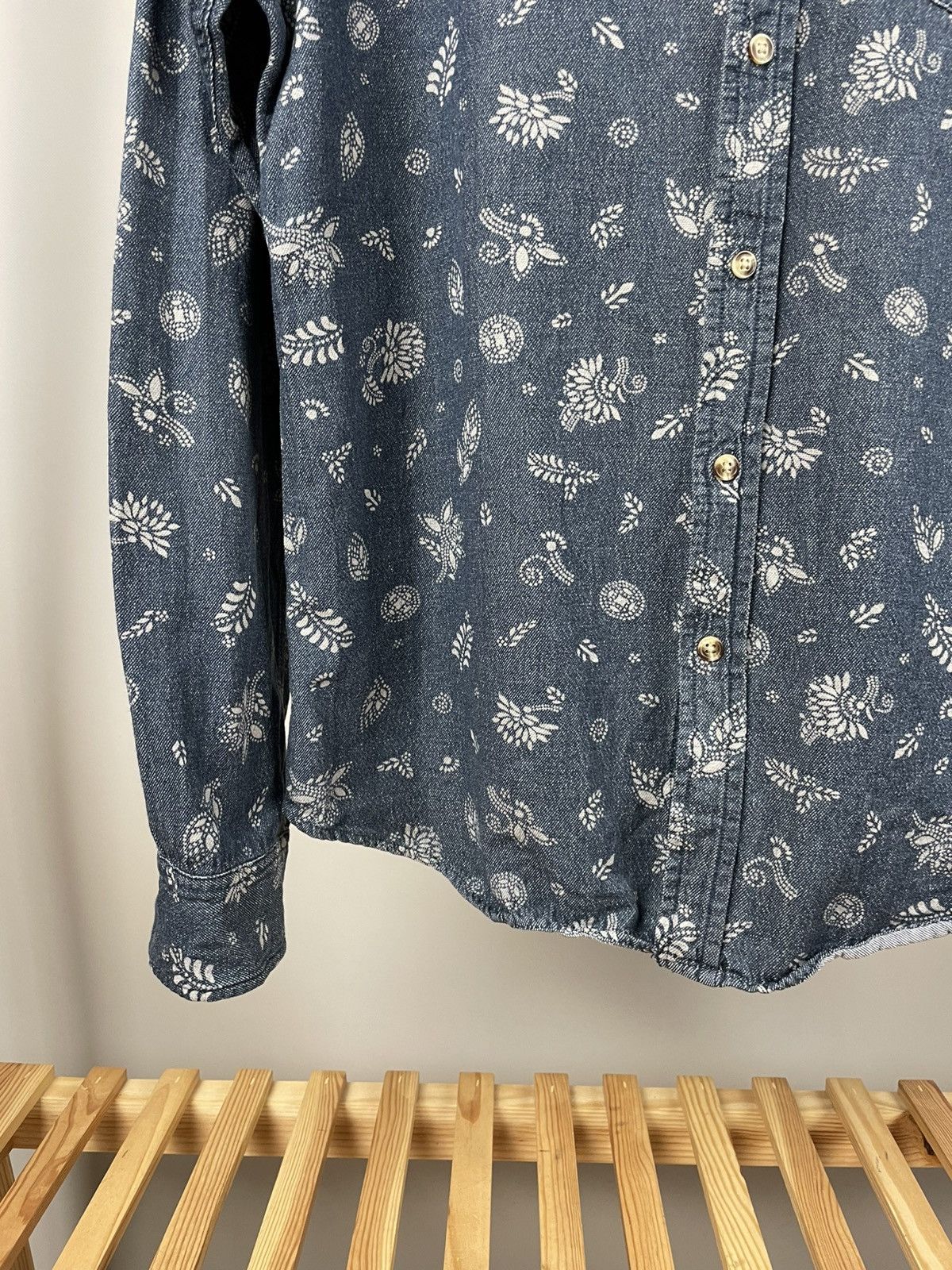 Obey × Vintage Obey propaganda denim bandanna shirt size xl Size US XL / EU 56 / 4 - 4 Thumbnail
