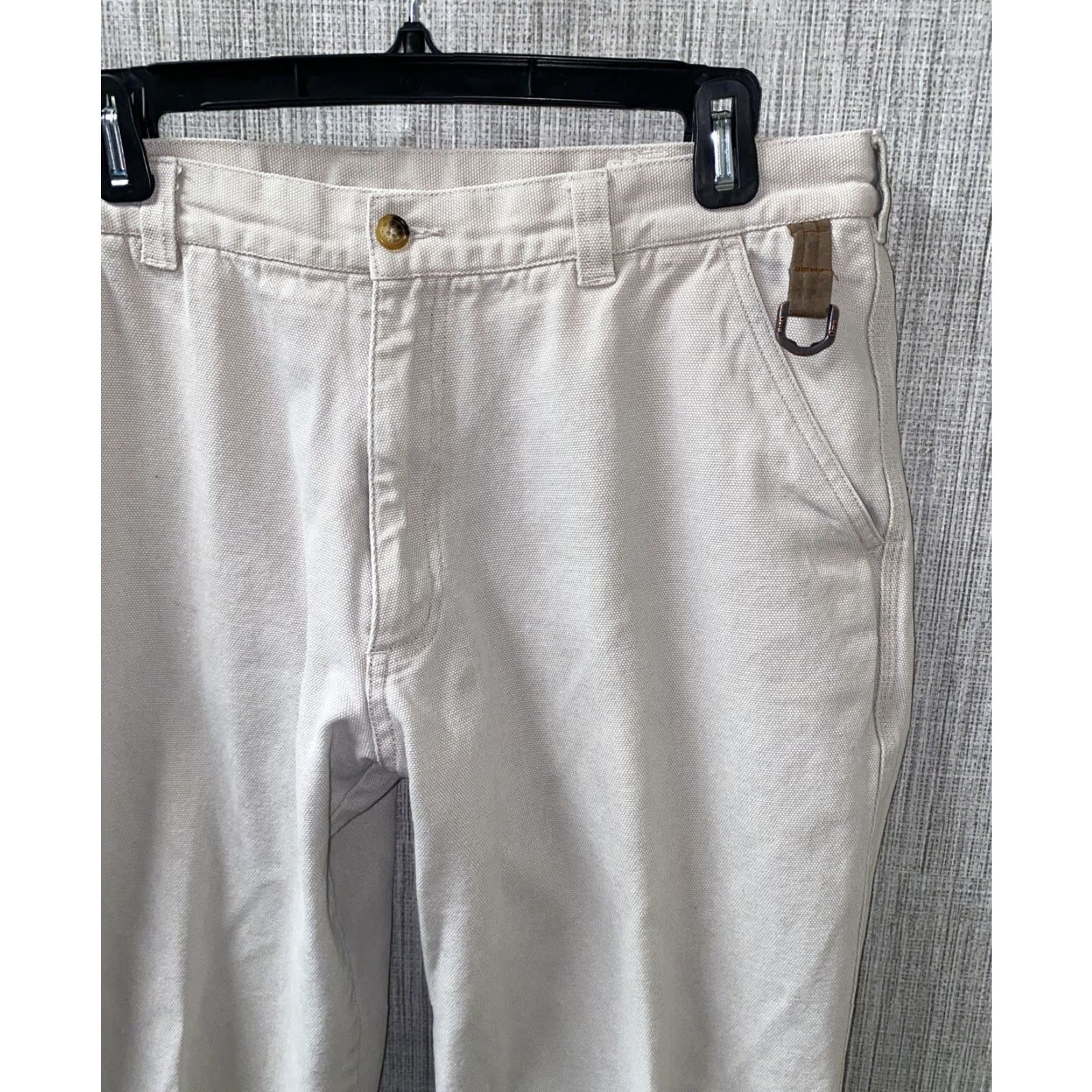 Orvis Orvis Casual Pants Men's Regular Fit Zip Fly Beige Cotton Size 38 X 31 Size US 38 / EU 54 - 2 Thumbnail