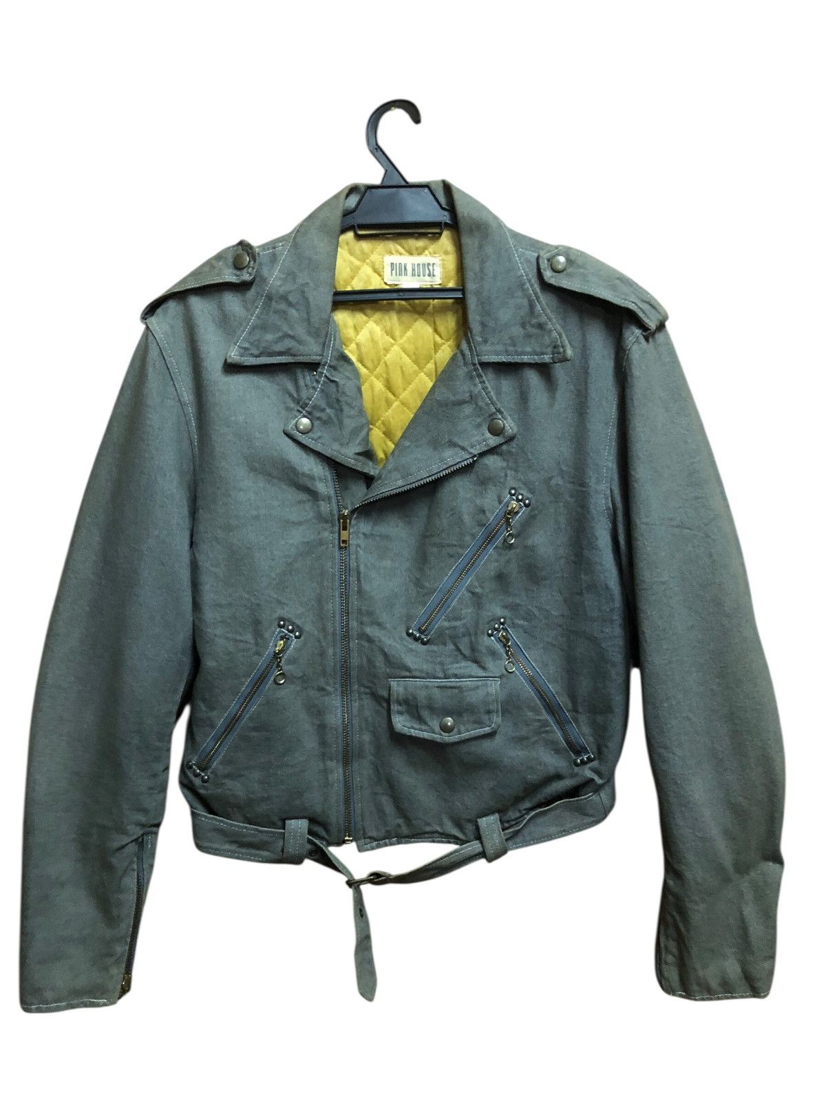 Pink House Pink House Double Collared Bikers Punk Style Jacket Size US M / EU 48-50 / 2 - 1 Thumbnail