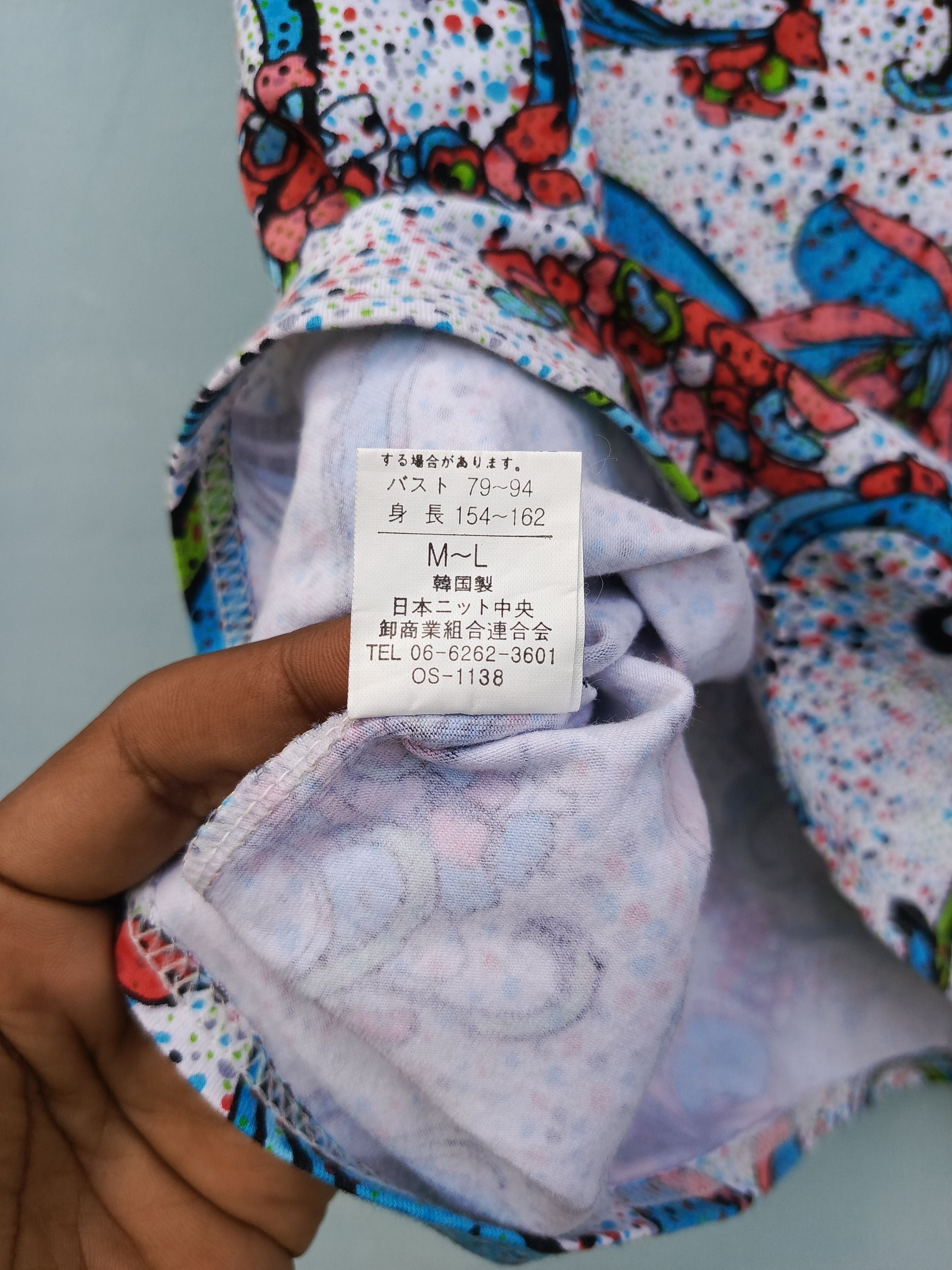 Japanese Brand Onores Floral Top – Vintage Japanese Style Size M / US 6-8 / IT 42-44 - 7 Thumbnail