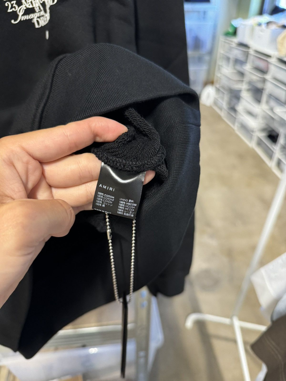 Amiri Amiri Precious Memories Logo Hoodie NEW 1150$ Size US XL / EU 56 / 4 - 6 Thumbnail