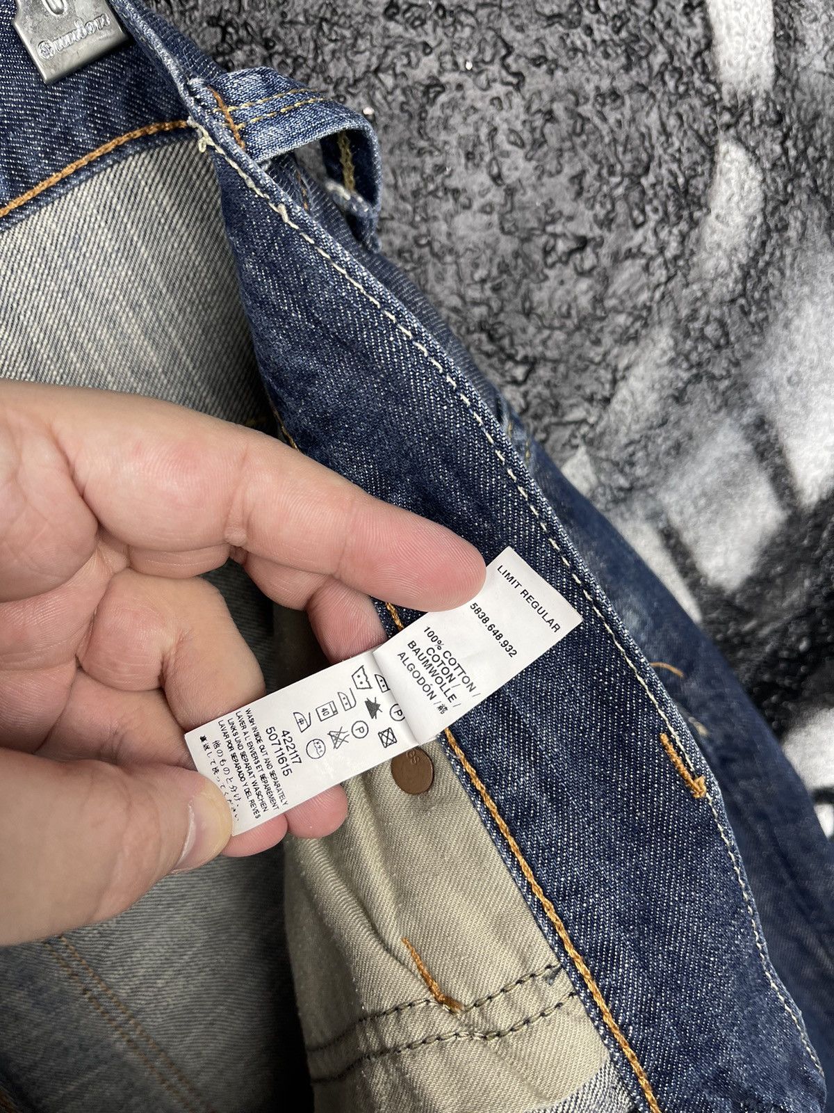 G-Star G-Star RAW Limit Regular Cotton Blue Denim Wide Leg Jeans Men’s Size W34 L34 Size US 34 / EU 50 - 15 Thumbnail