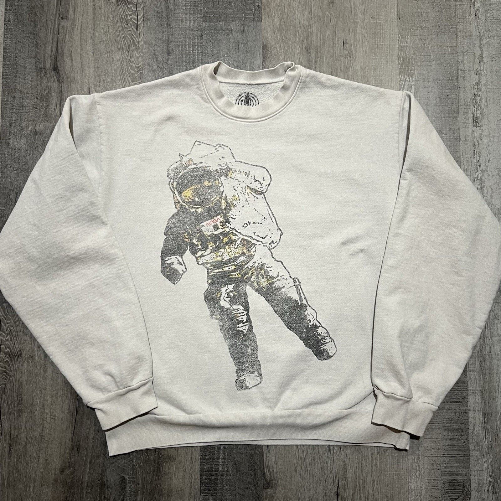Kid Cudi VTG Kid Cudi To The Moon Heavy White Concert Sweatshirt L Size US L / EU 52-54 / 3 - 2 Thumbnail