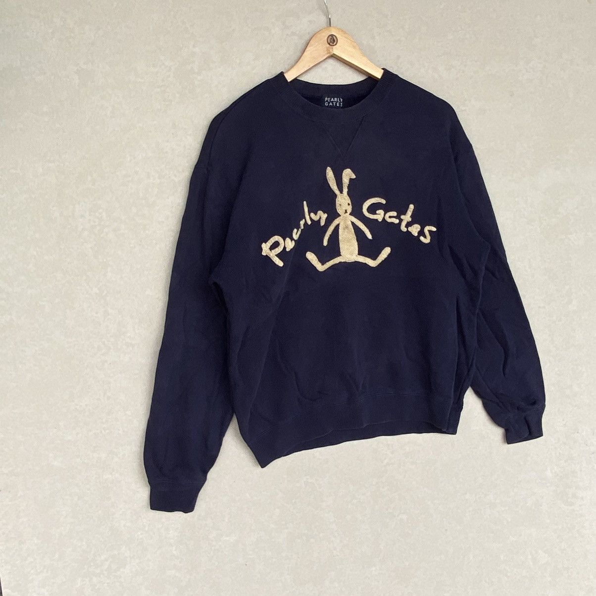 Other Vintage Pearly Gates Big Embroidered Crewneck Navy Blue Size M / US 6-8 / IT 42-44 - 3 Thumbnail