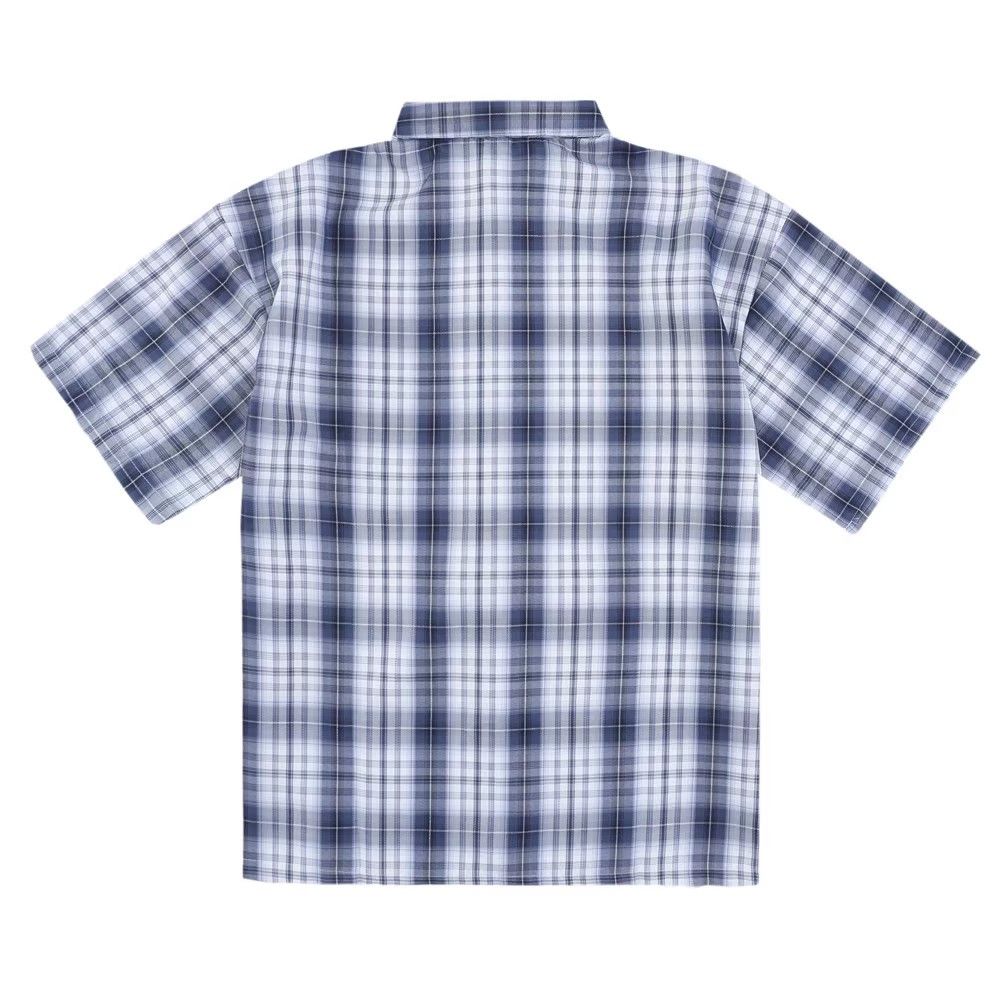 Japanese Brand × Vintage Men's high street loose plaid trendy lapel shirt Size US M / EU 48-50 / 2 - 2 Thumbnail