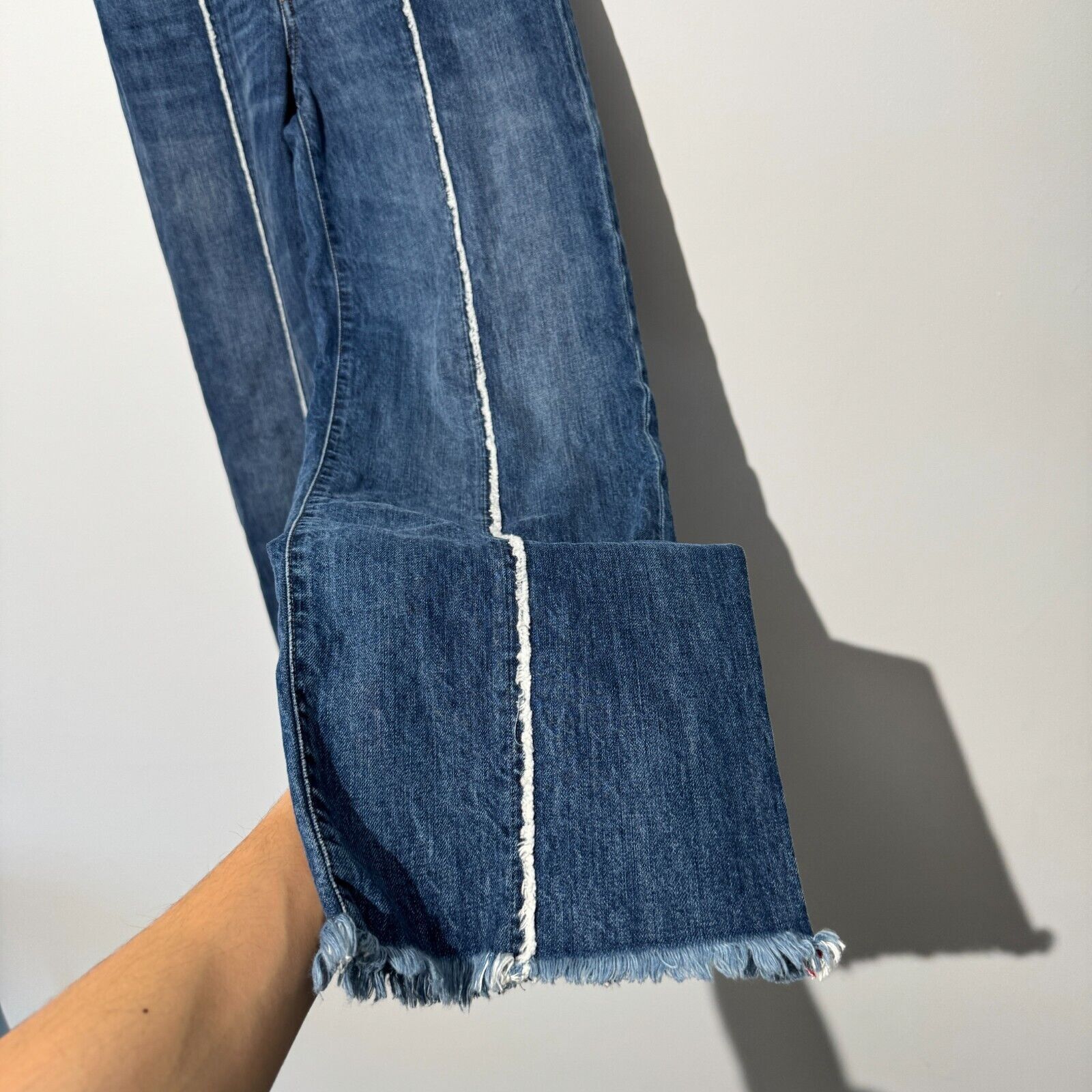 Diesel Diesel Unisex Navy Blue Cotton Denim Pants Size W25 L32 Size US 33 - 5 Thumbnail