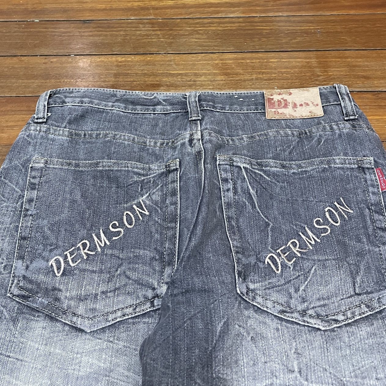 14th Addiction × Japanese Brand × Le Grande Bleu (L.G.B.) Rare Design Vintage Japanese Brand Dermson Jeans 2000s Size US 33 - 4 Thumbnail