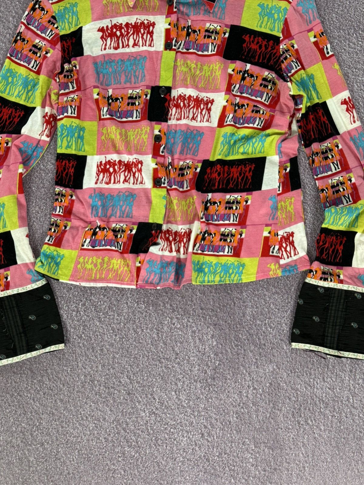 Custo Barcelona Custo Barcelona Y2K Sexy Print 00s Long Sleeve T-Shirt Size S / US 4 / IT 40 - 3 Thumbnail