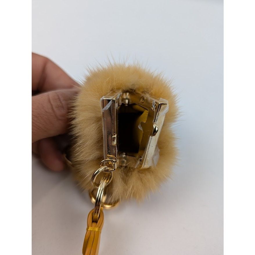 Fendi o1rshd1 Size: OS / Mink Charm Keyrings in Yellow Size ONE SIZE - 5 Thumbnail