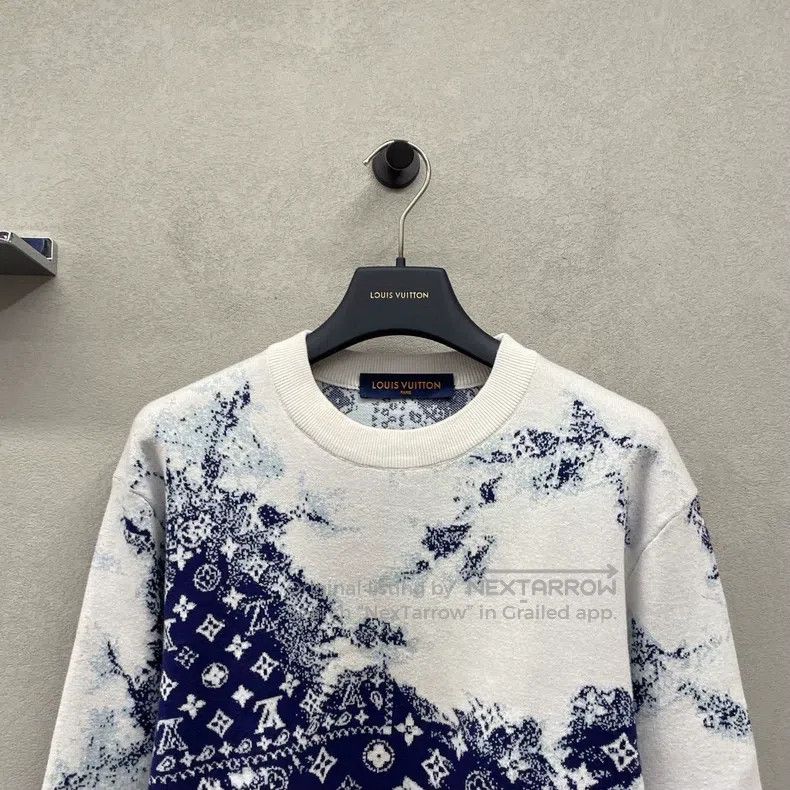 Louis Vuitton Louis Vuitton Tie-dyed Logo cashew Jersey sweater Size US L / EU 52-54 / 3 - 4 Thumbnail