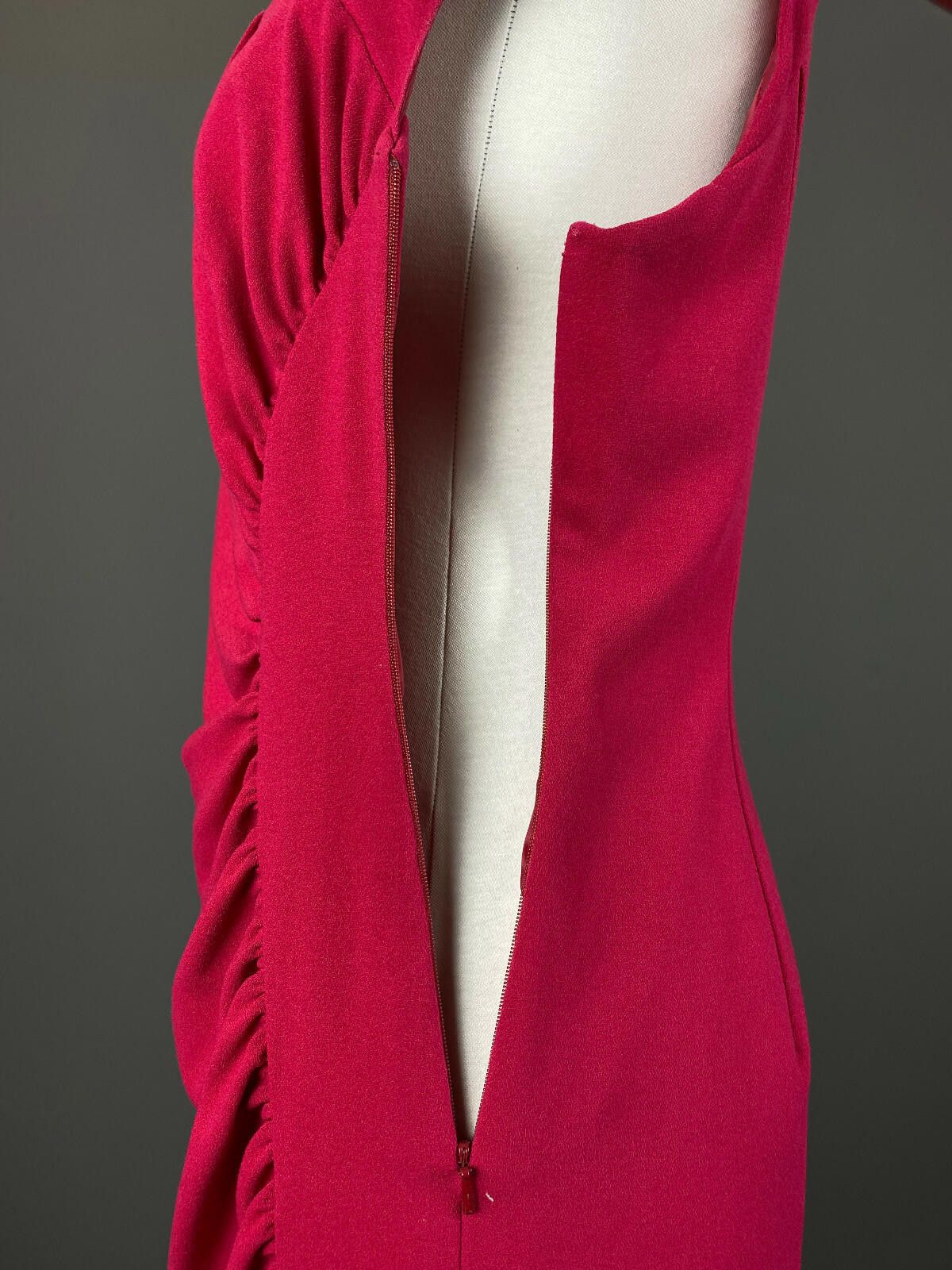 Designer Ladies L. K.Bennet Red Sleeveless A-Line Dress Size 10 Size L / US 10 / IT 46 - 5 Thumbnail