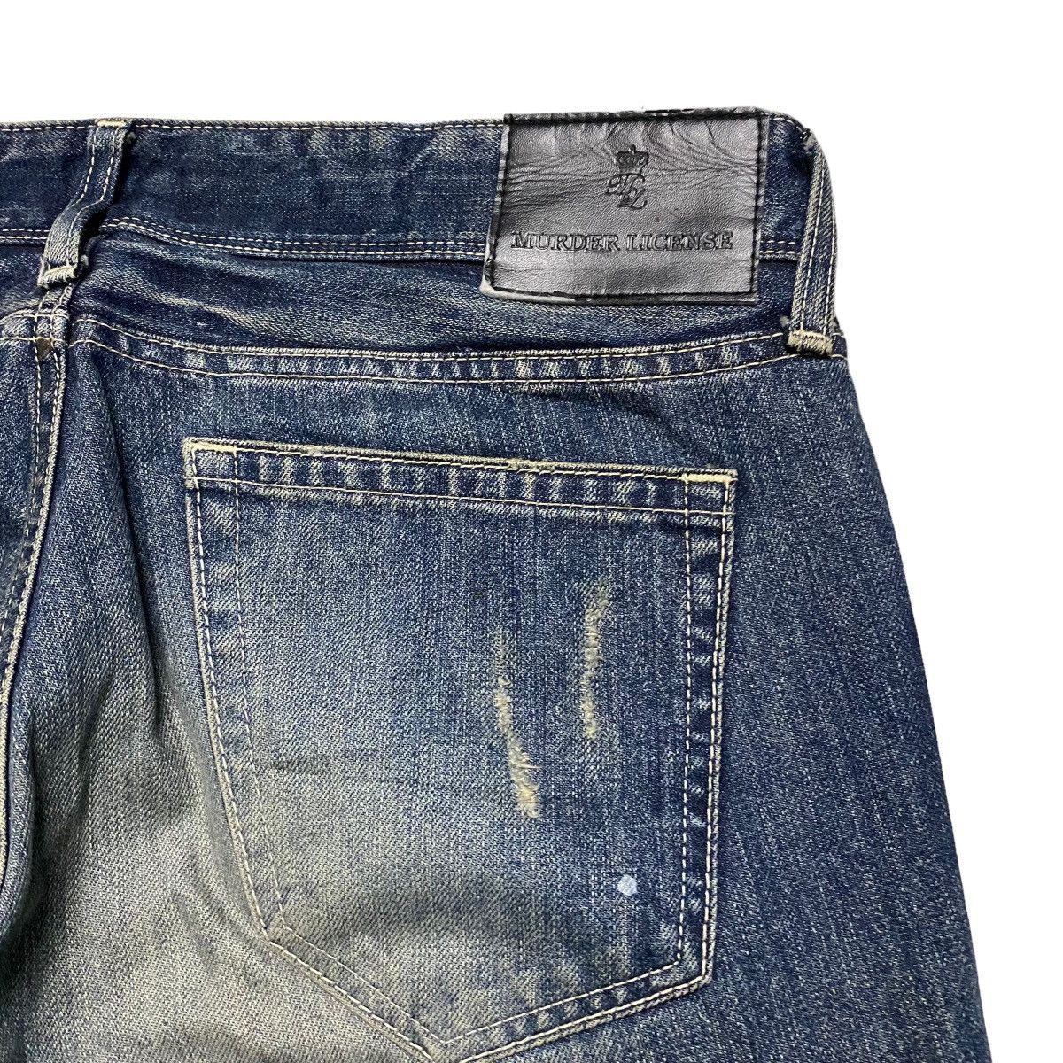 Murder License Murder License Distressed Denim Painter Jeans Size US 32 / EU 48 - 12 Thumbnail