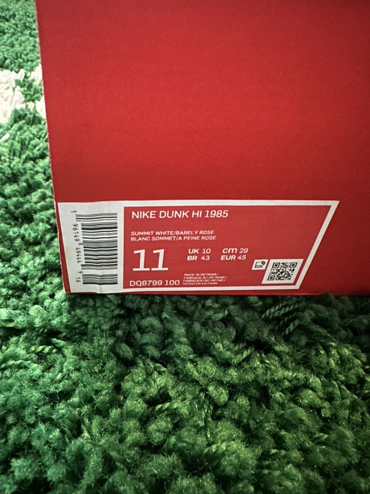 Nike Nike Dunk Hi 1985 Sneakers 11 Size US 11 / EU 44 - 8 Thumbnail