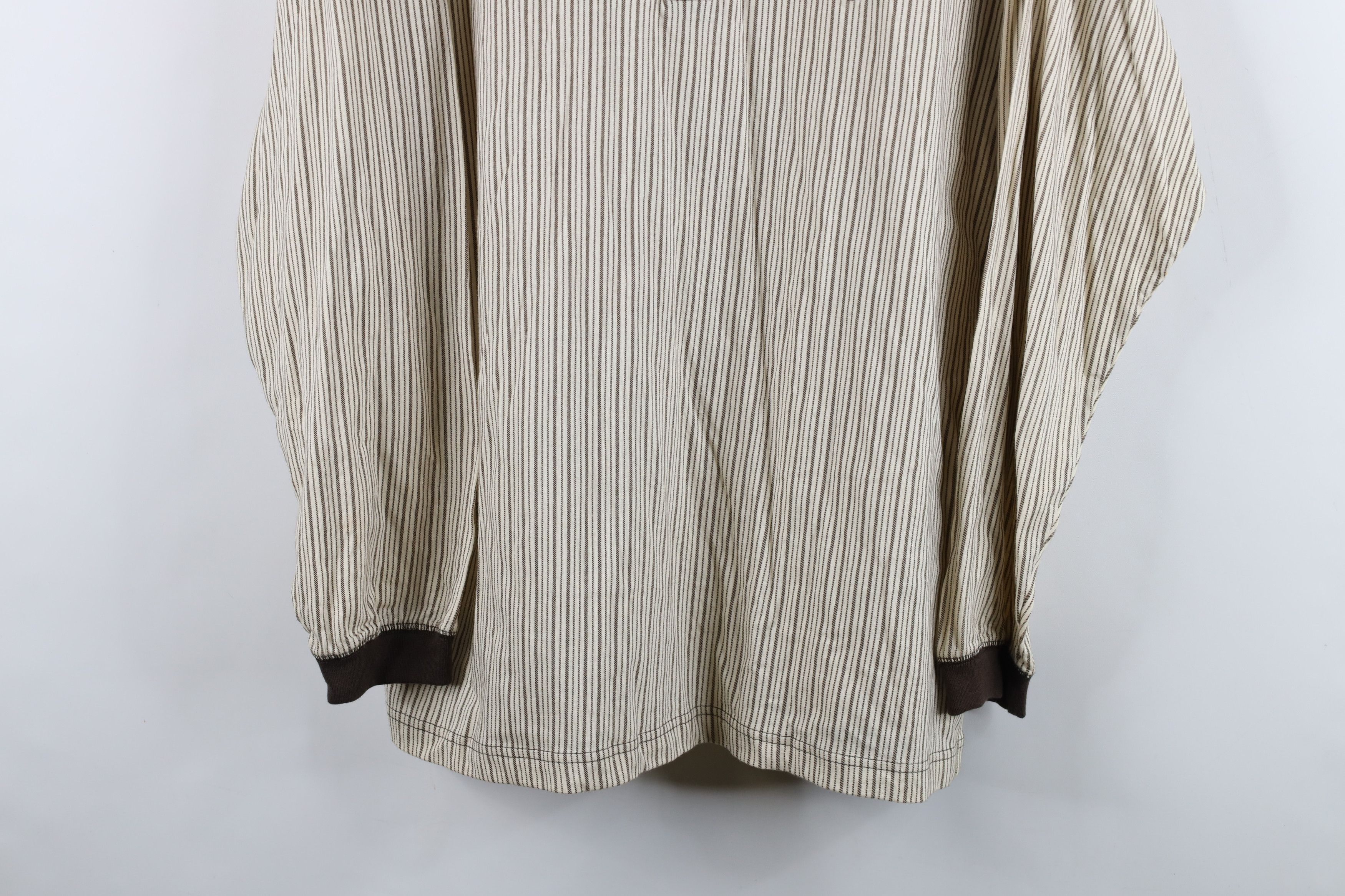 Vintage Deadstock Vintage 90s Streetwear Long Sleeve Henley T-Shirt Size US L / EU 52-54 / 3 - 3 Thumbnail