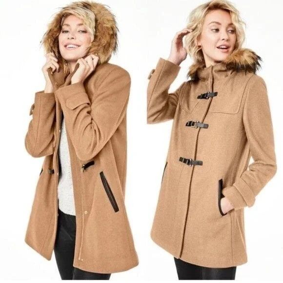 Cole Haan Cole Haan Wool Duffle Coat Size L / US 10 / IT 46 - 1 Thumbnail
