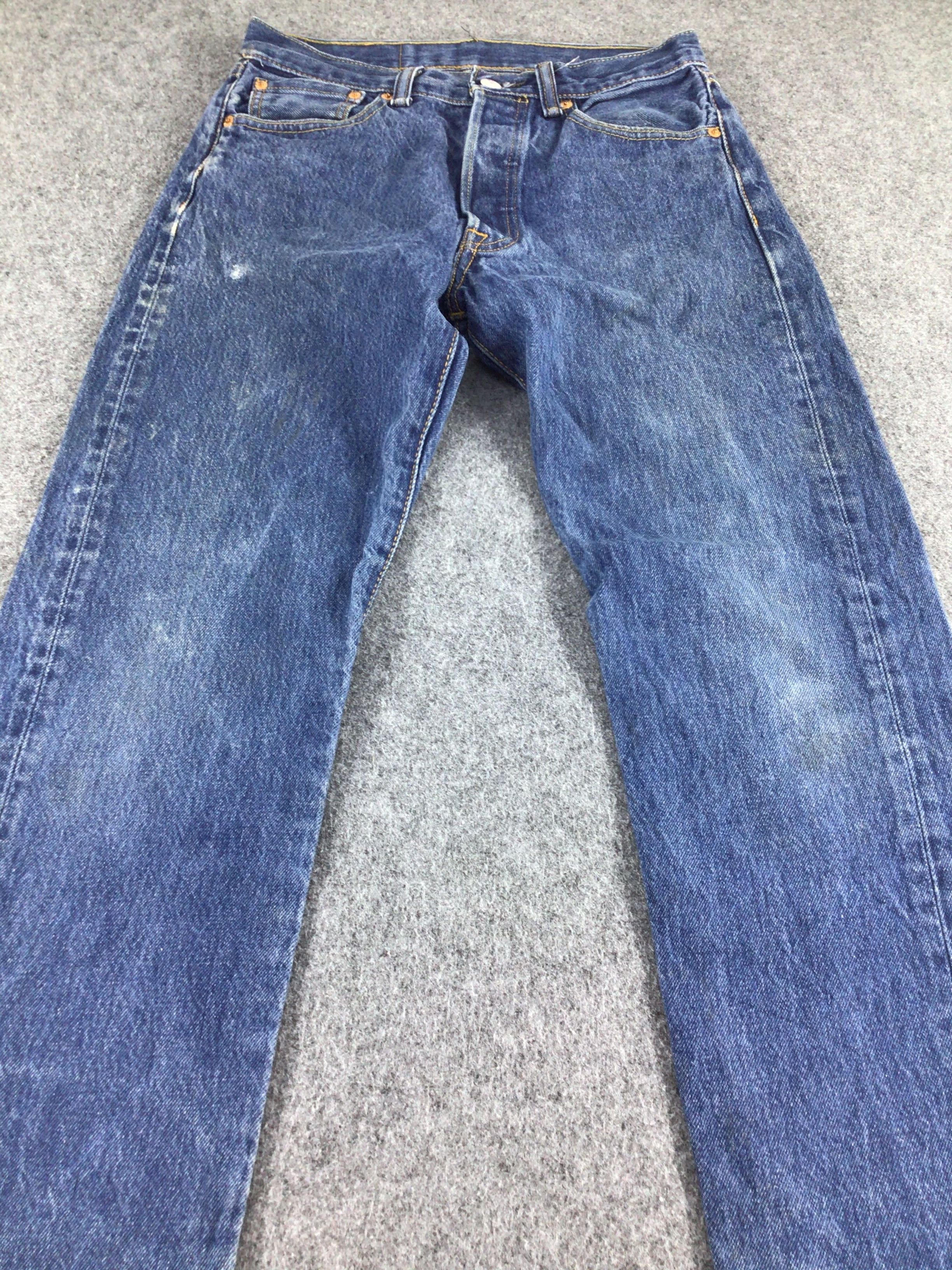 Levi's Blue Wash Levis 501 Jeans-J389 Size US 28 / EU 44 - 3 Thumbnail
