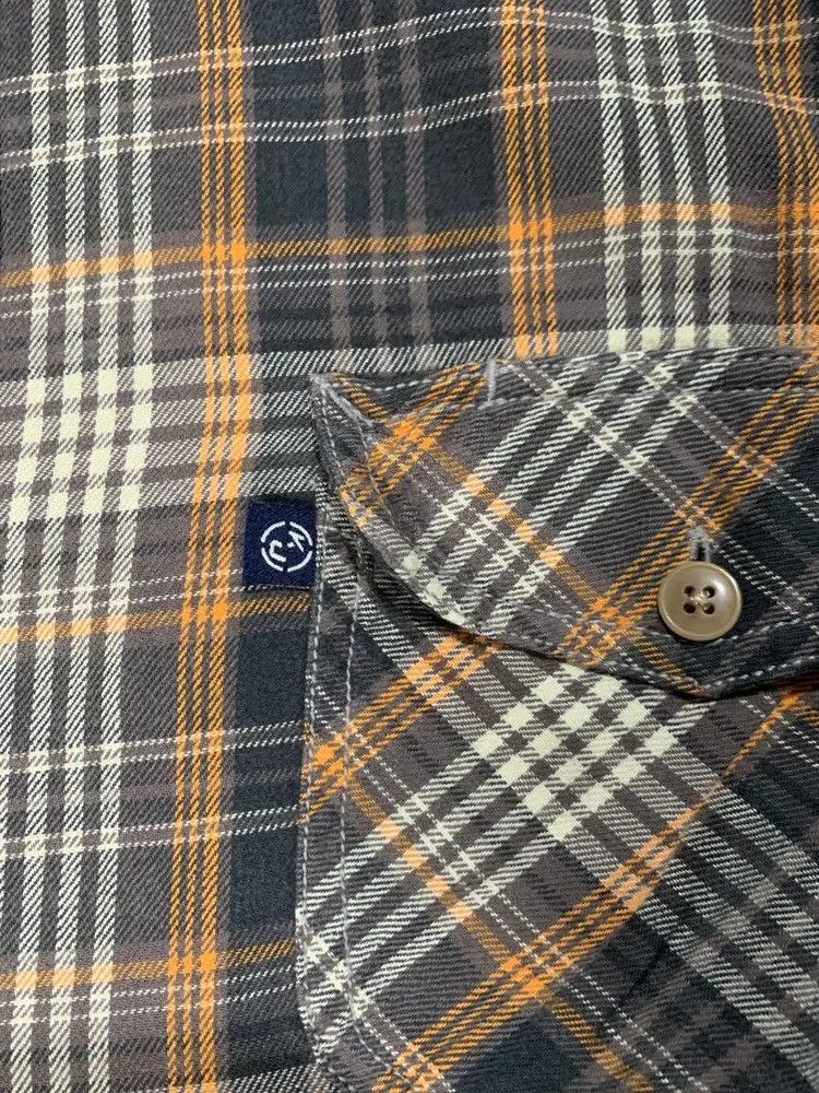 Kansai Yamamoto Vintage Kansai jeans flannel shirt by Kansai Yamamoto Size US XL / EU 56 / 4 - 3 Thumbnail