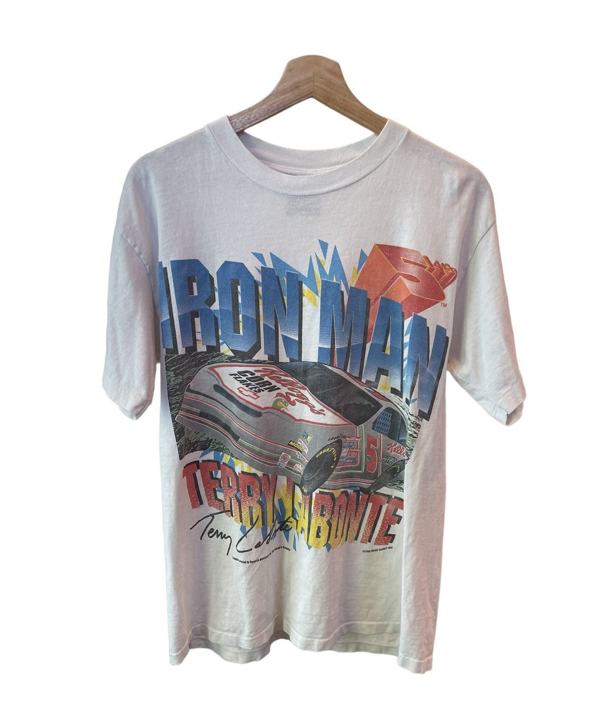 1996 NASCAR Terry Labonte “Iron Man” Corn Flakes Car T-Shirt