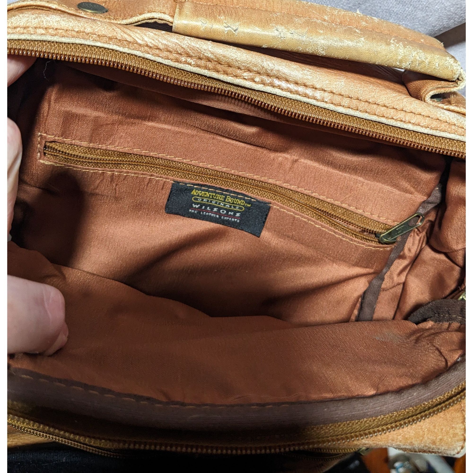 Wilsons Leather Vintage Wilson's Adventure Bound Originals Multi-Pocket Leat Size ONE SIZE - 17 Thumbnail
