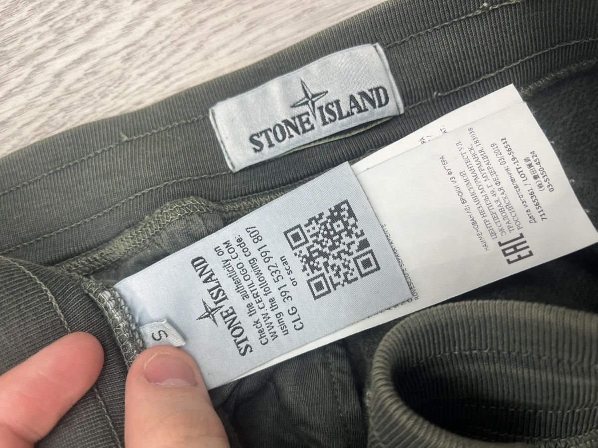 Stone Island Stone Island Pocket Badge Cotton Sweatpants Size US 32 / EU 48 - 6 Thumbnail